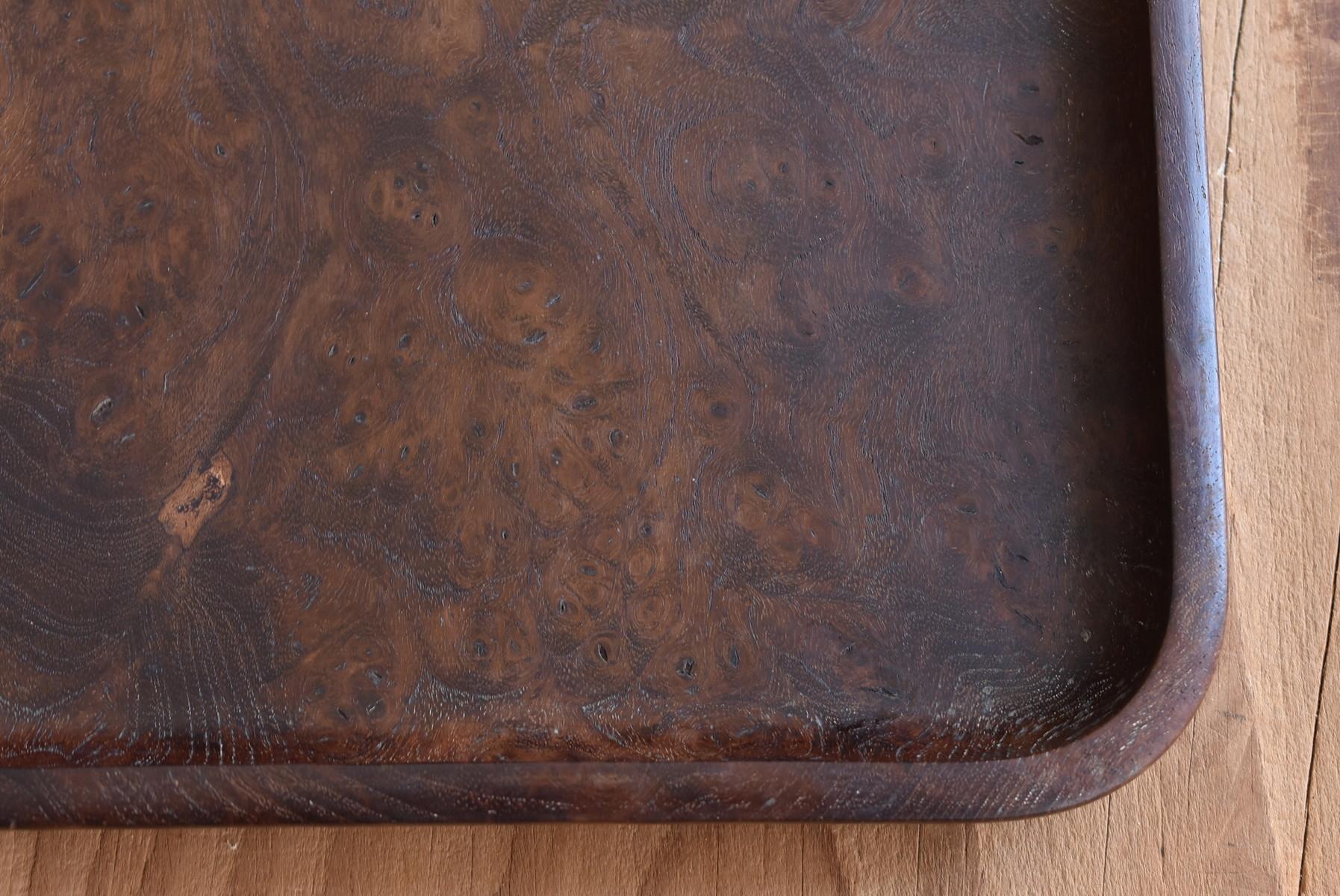 Luxury Japanese Old Trays Made of Mulberry Wood / Vintage Wooden Trays / Showa 1