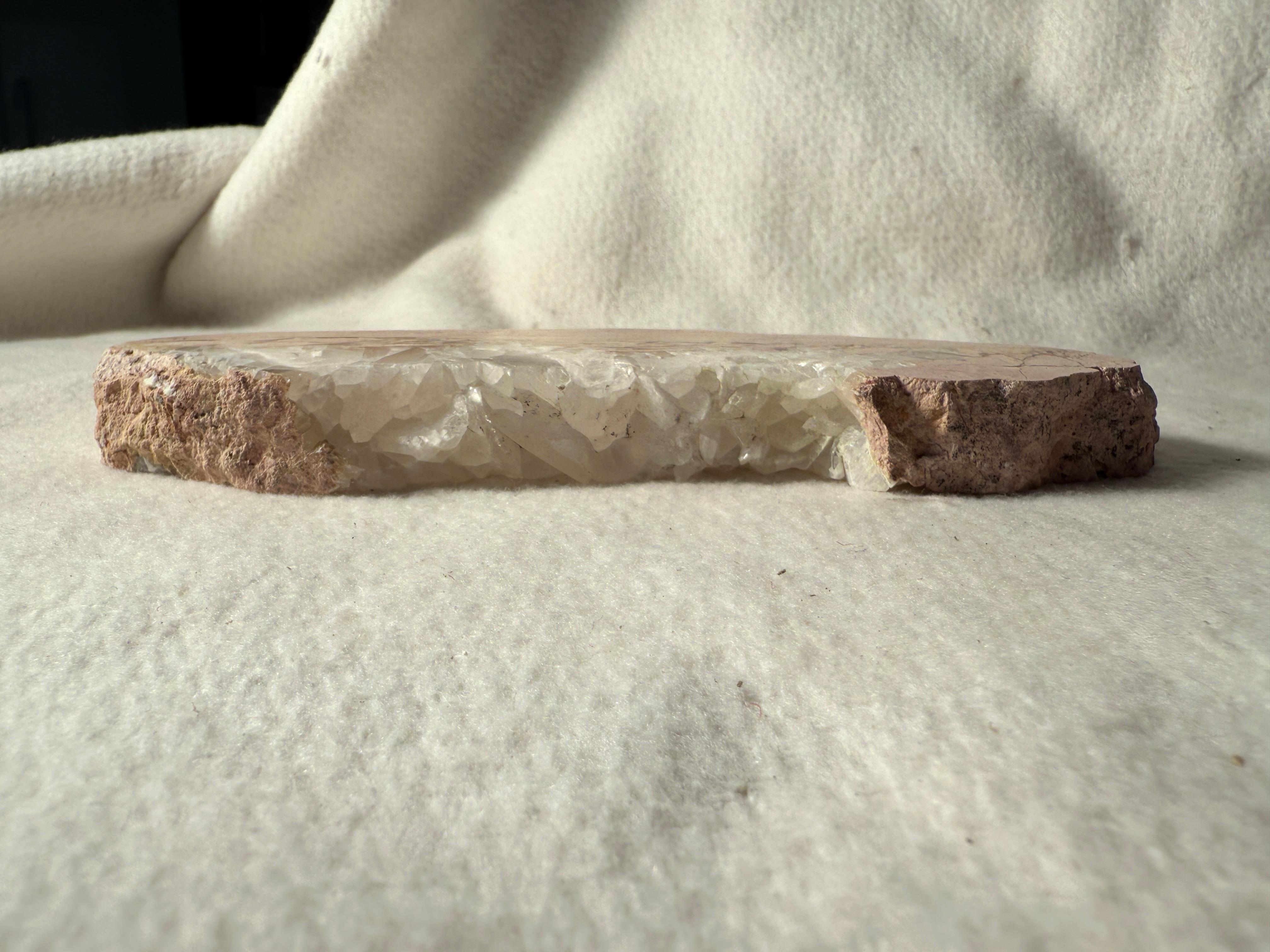 Luxus-Schmuck TRAY Weißer Quarz & Stone Edge Einzigartiges Unikat Design im Angebot 8