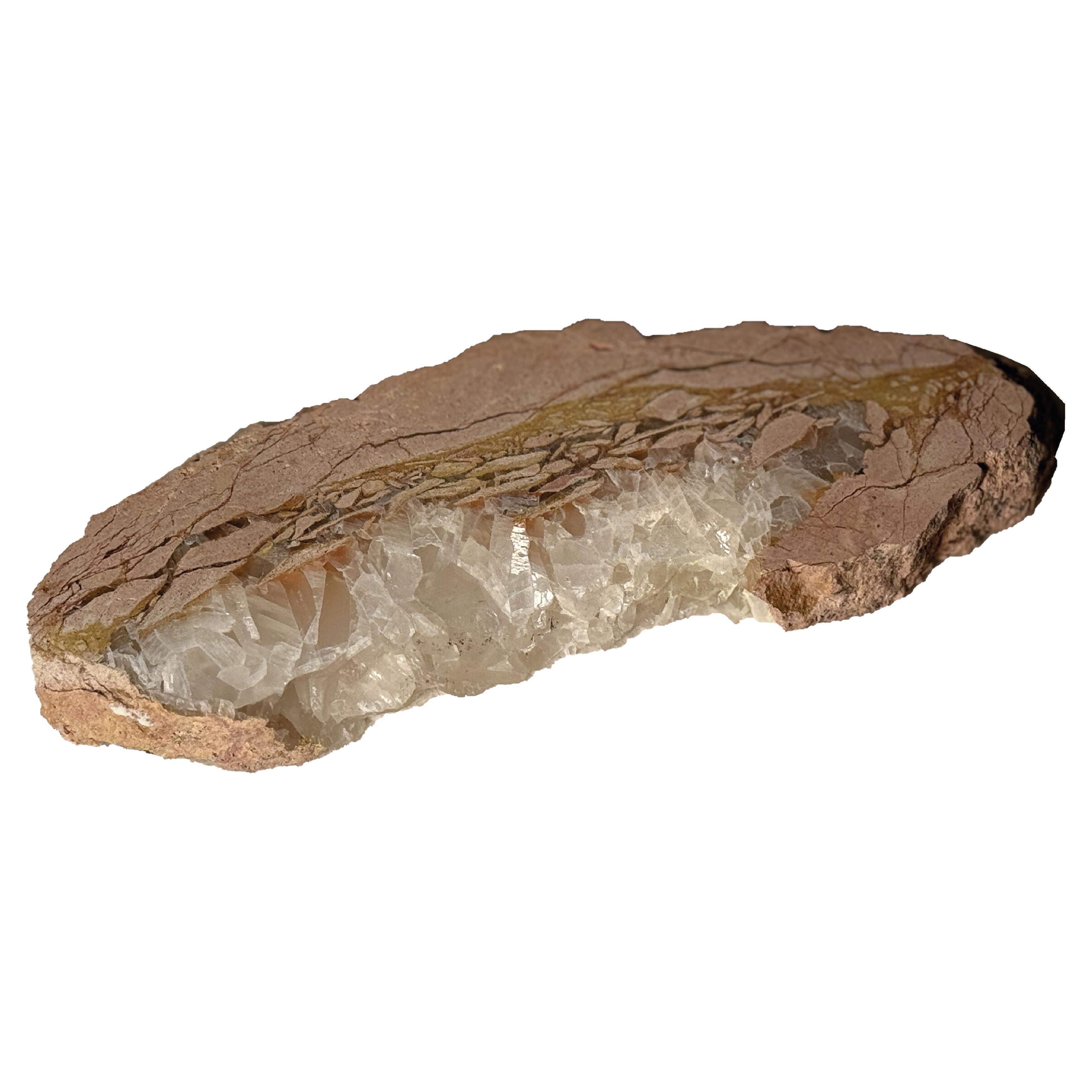 Vassoio di Gioielli di Lusso Quarzo Bianco e Bordo di Pietra Pezzo Unico di Design/One