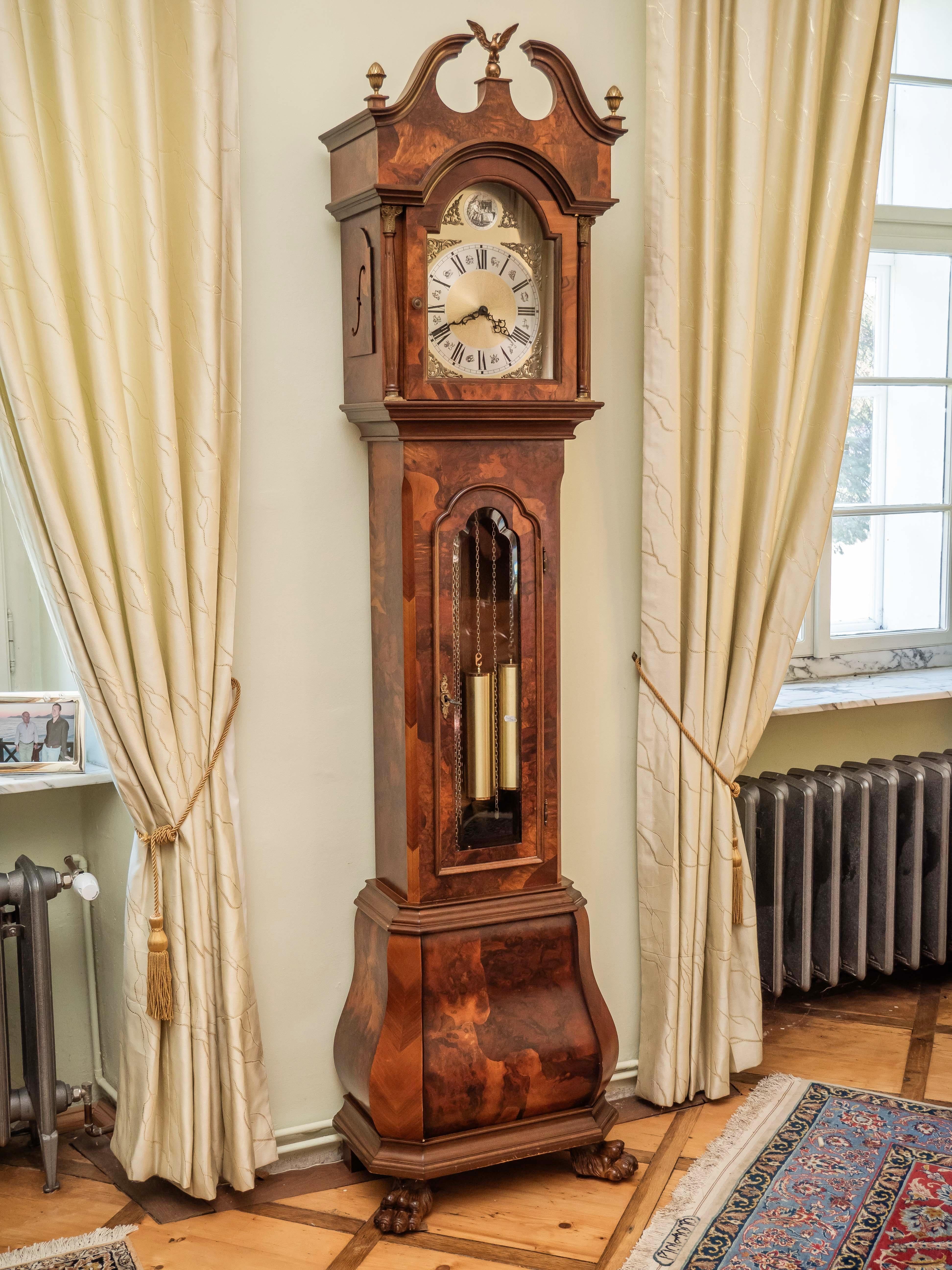 German Luxury Kieninger floor clock. Marked For Sale