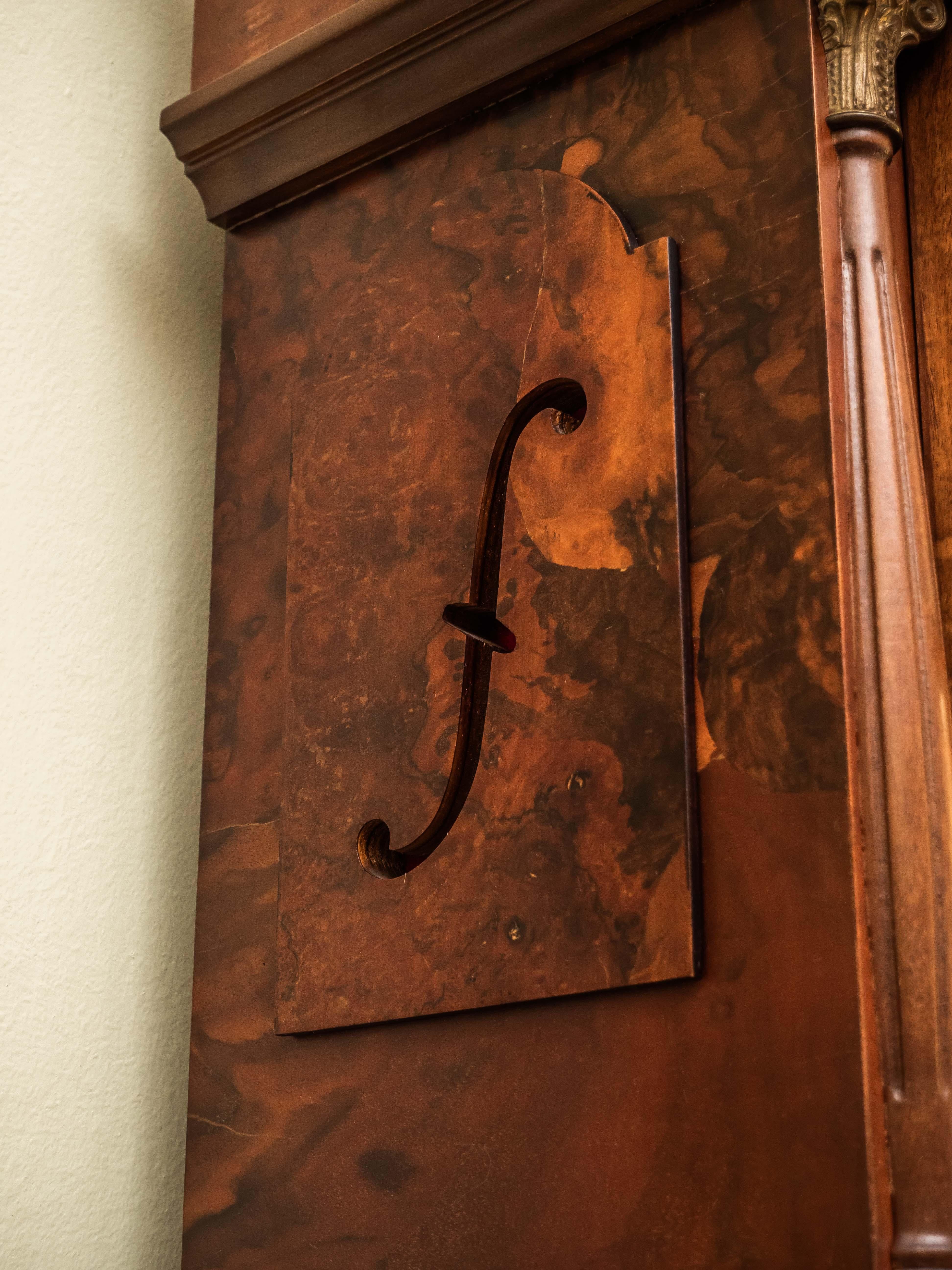 Luxury Kieninger floor clock. Marked In Good Condition For Sale In STRAČOV, CZ