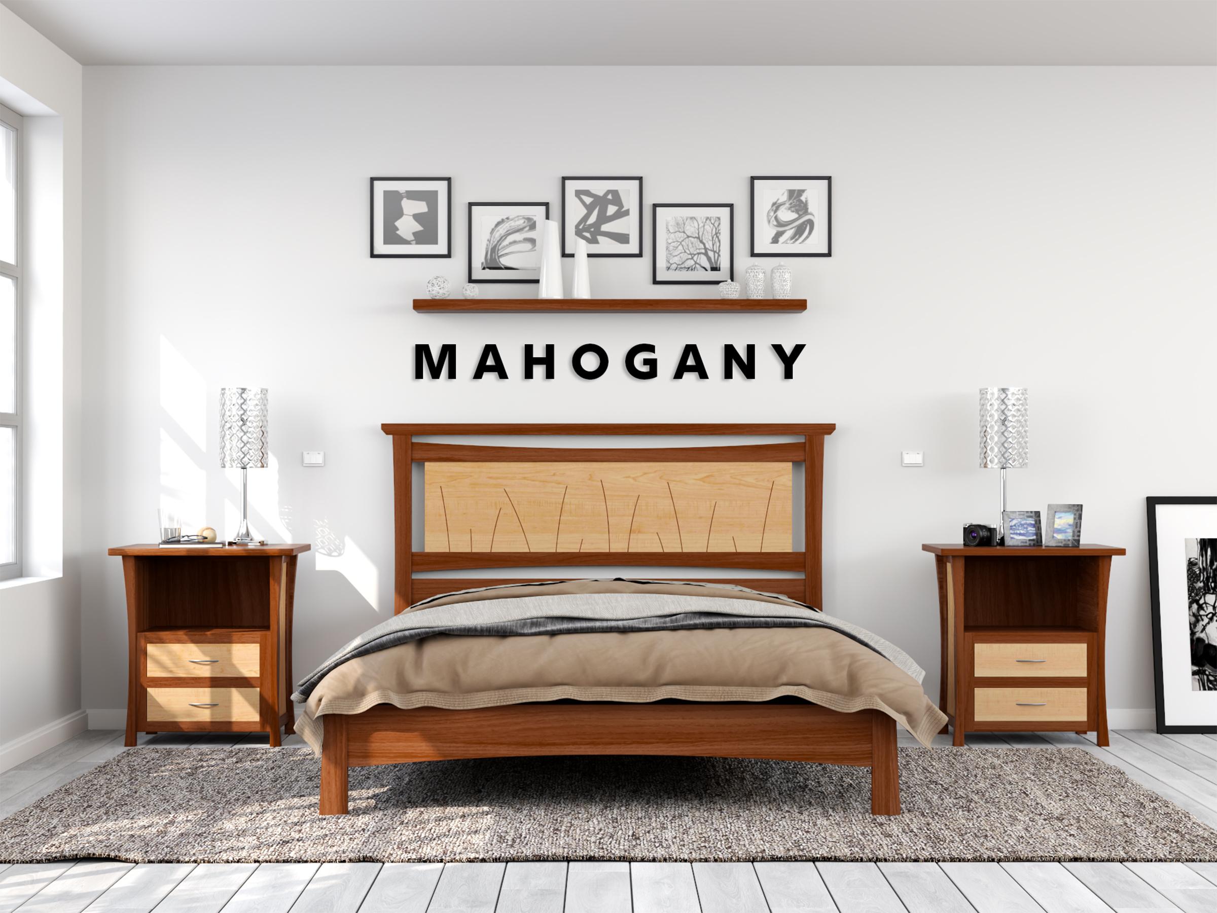 Marco de Cama Costero de Lujo Tamaño King - Marco de Cama de Madera Maciza con Cabecero de Lamas Siglo XXI y contemporáneo en venta