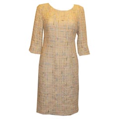 Luxuriöses Lalage Beaumont Boucle-Kleid aus Bouclé
