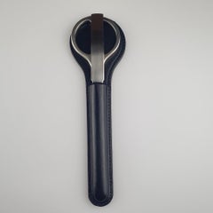 Luxury Leather and Stainless Steel Stationary Set, Germany, 20th century