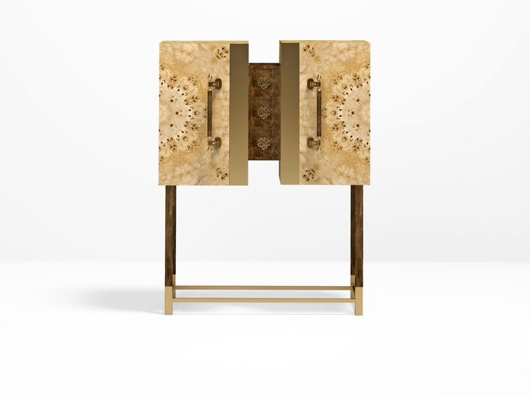 Luxury "Metropolitan" Contemporary Modern in Walnut Wood