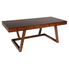 Luxury Mid-Century Modern Style Desk made from Sustainable River Rescued Wood