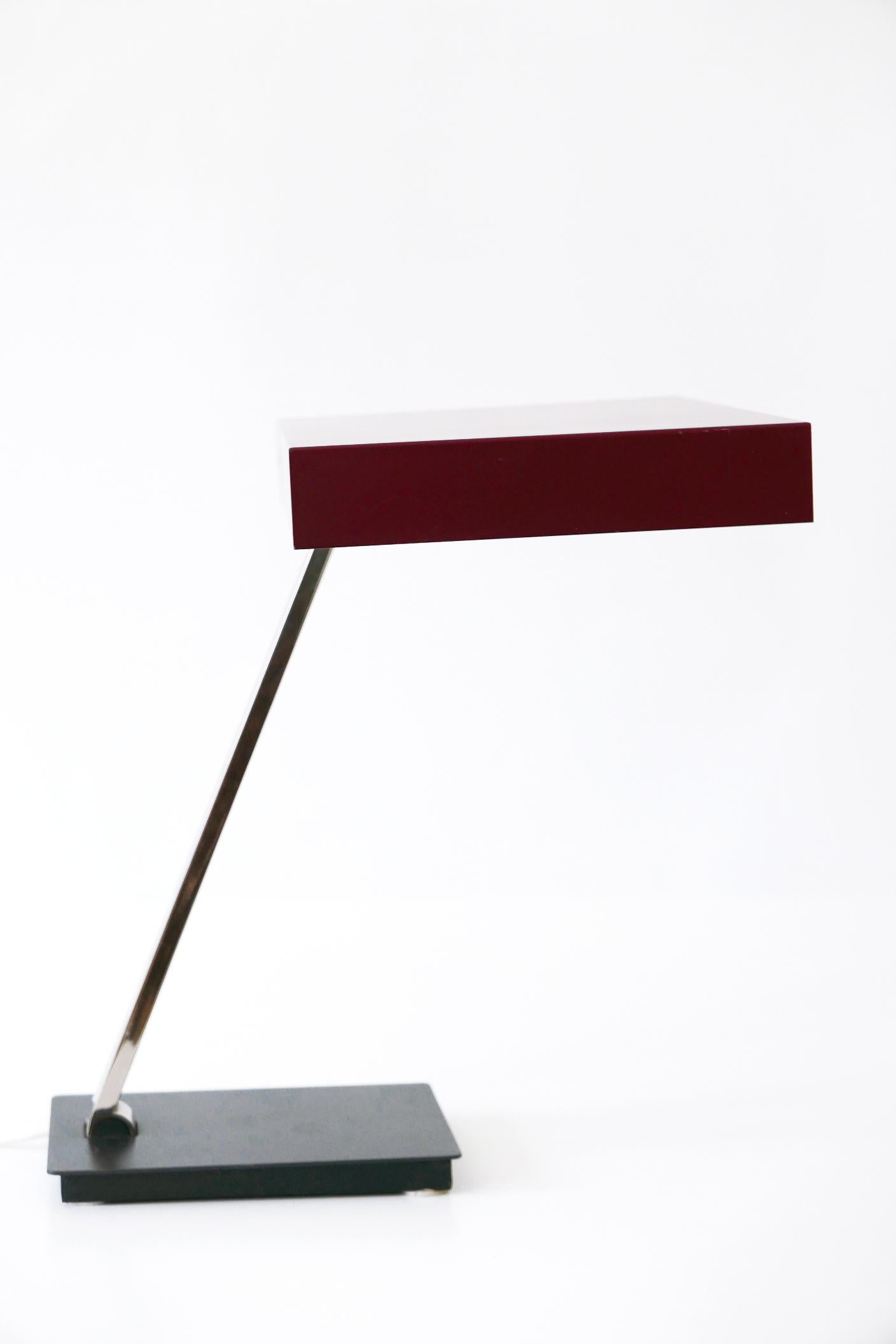 Luxury Mid-Century Modern President Table Lamp by Kaiser Leuchten 1960s Germany For Sale 6