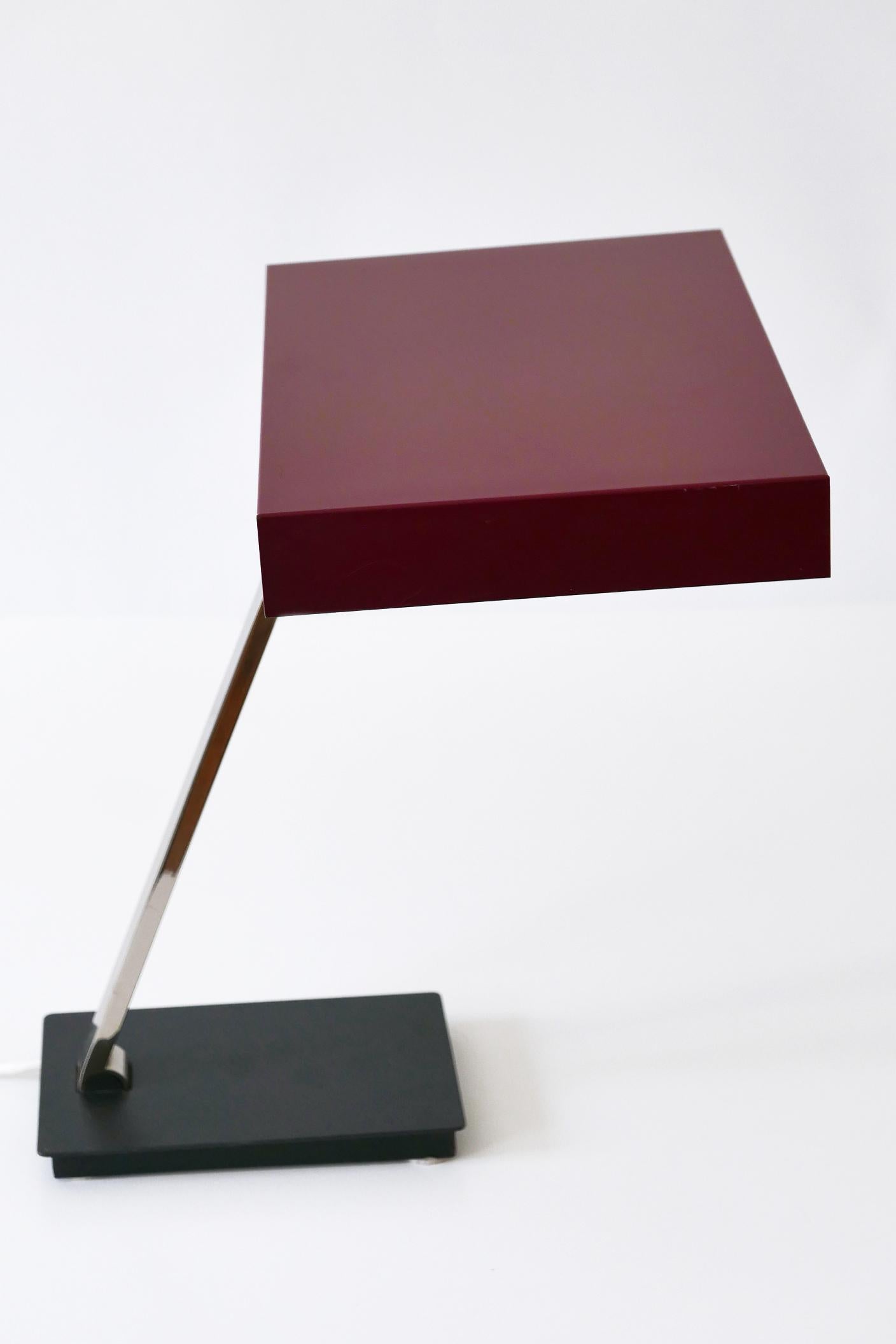 Luxury Mid-Century Modern President Table Lamp by Kaiser Leuchten 1960s Germany For Sale 10