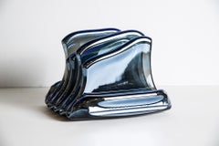 Présentoir de livres moderne et luxueux en verre