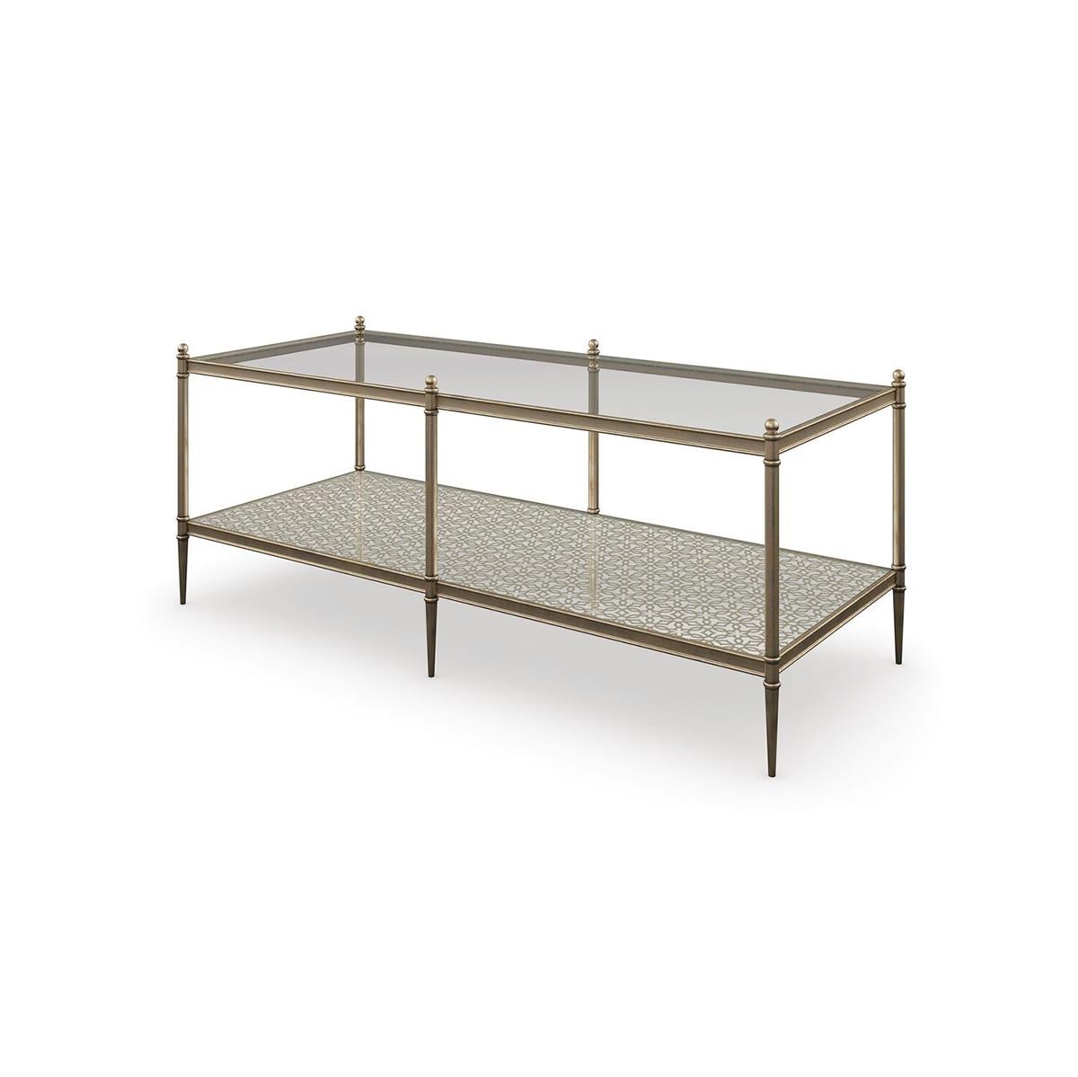 Luxury Modern Coffee Table - Gold For Sale
