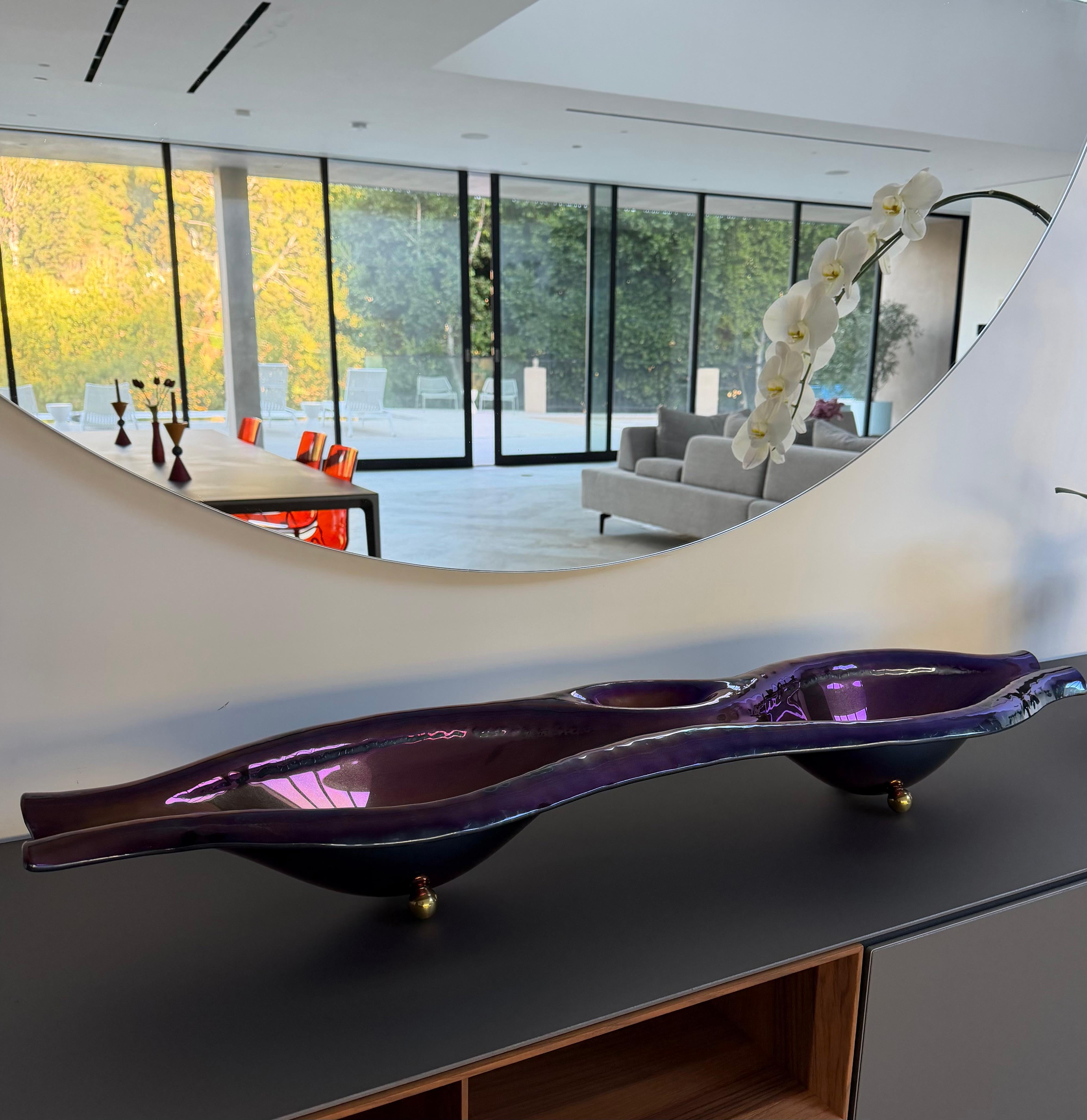 Luxueux plat décoratif moderne 