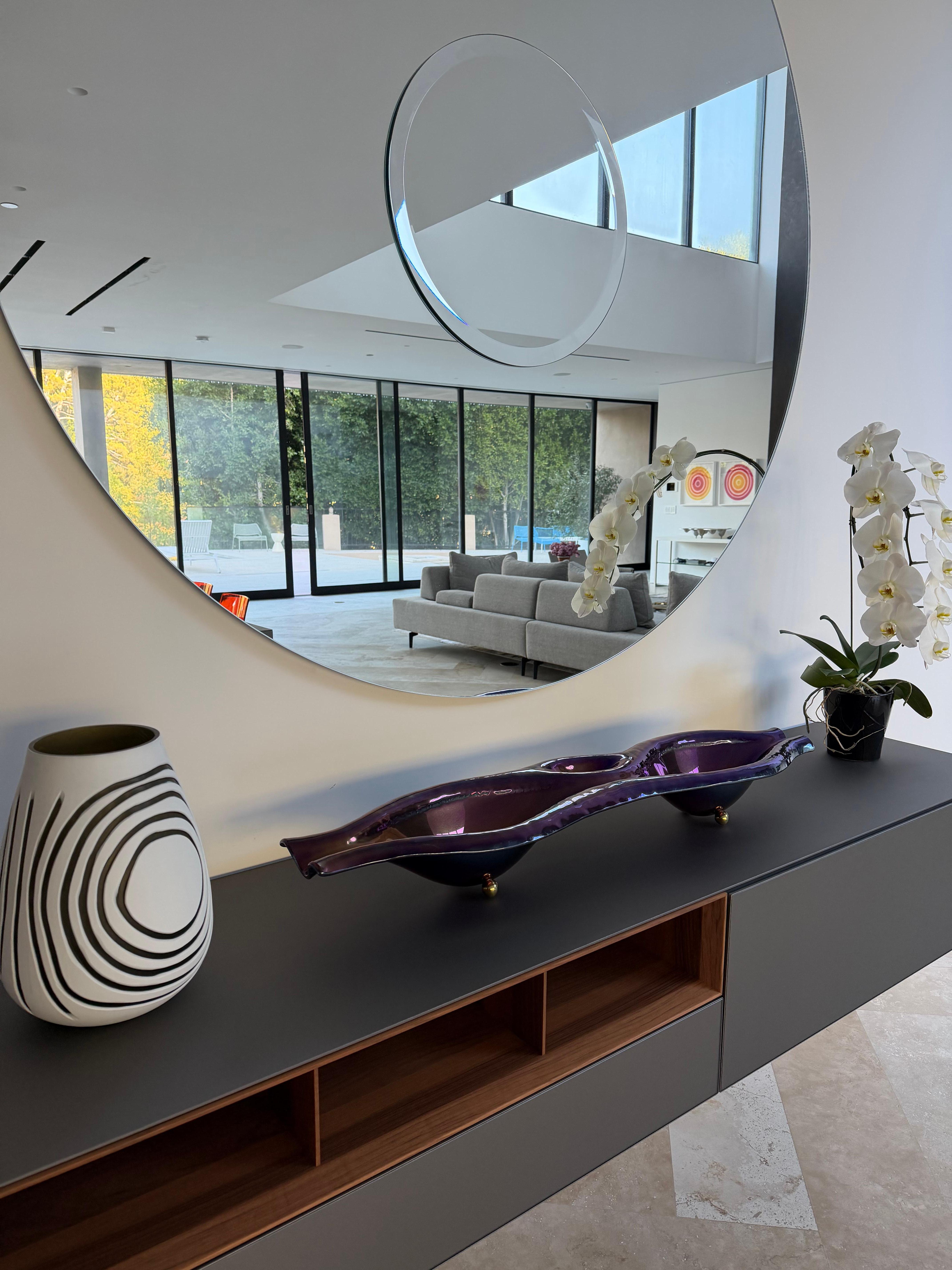 Luxueux plat décoratif moderne 