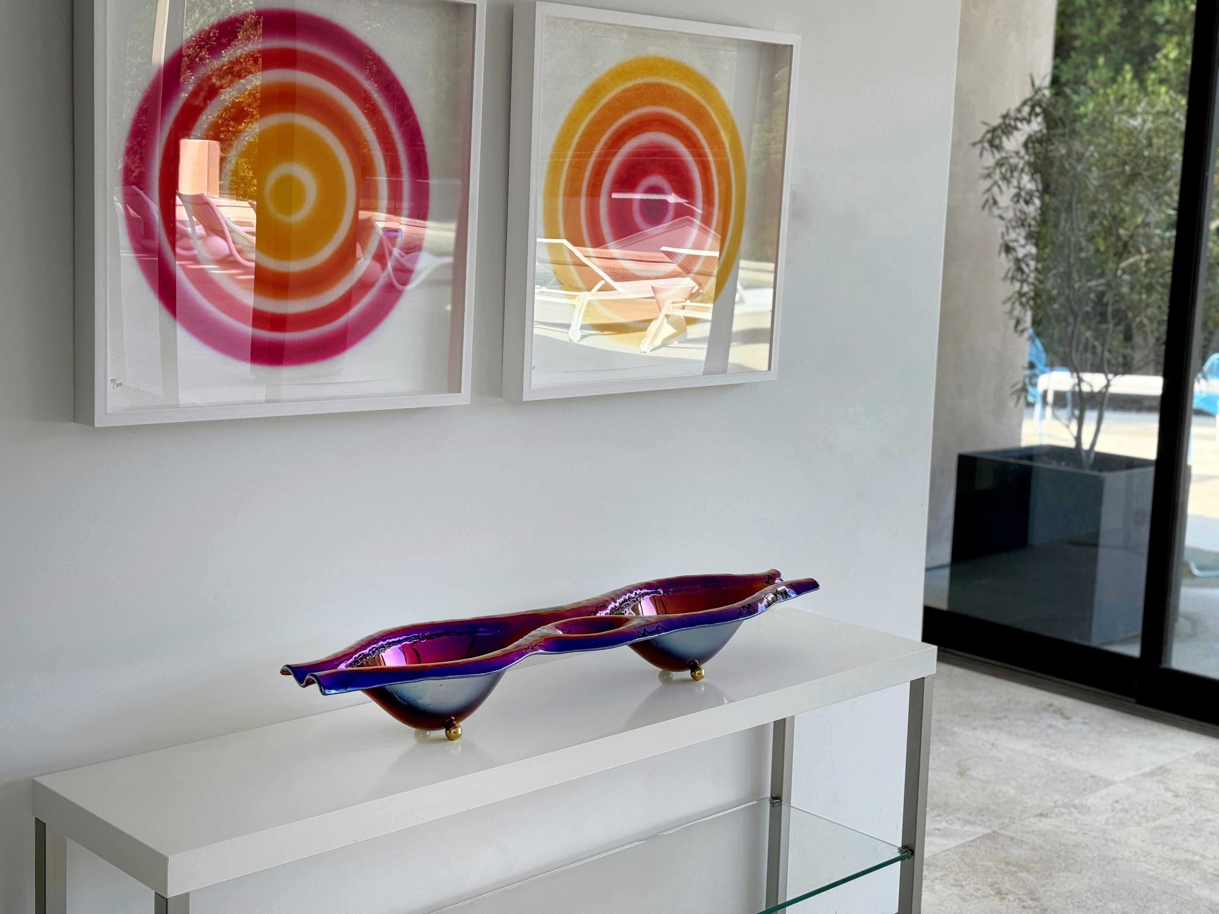 Fait main Luxueux plat décoratif moderne 