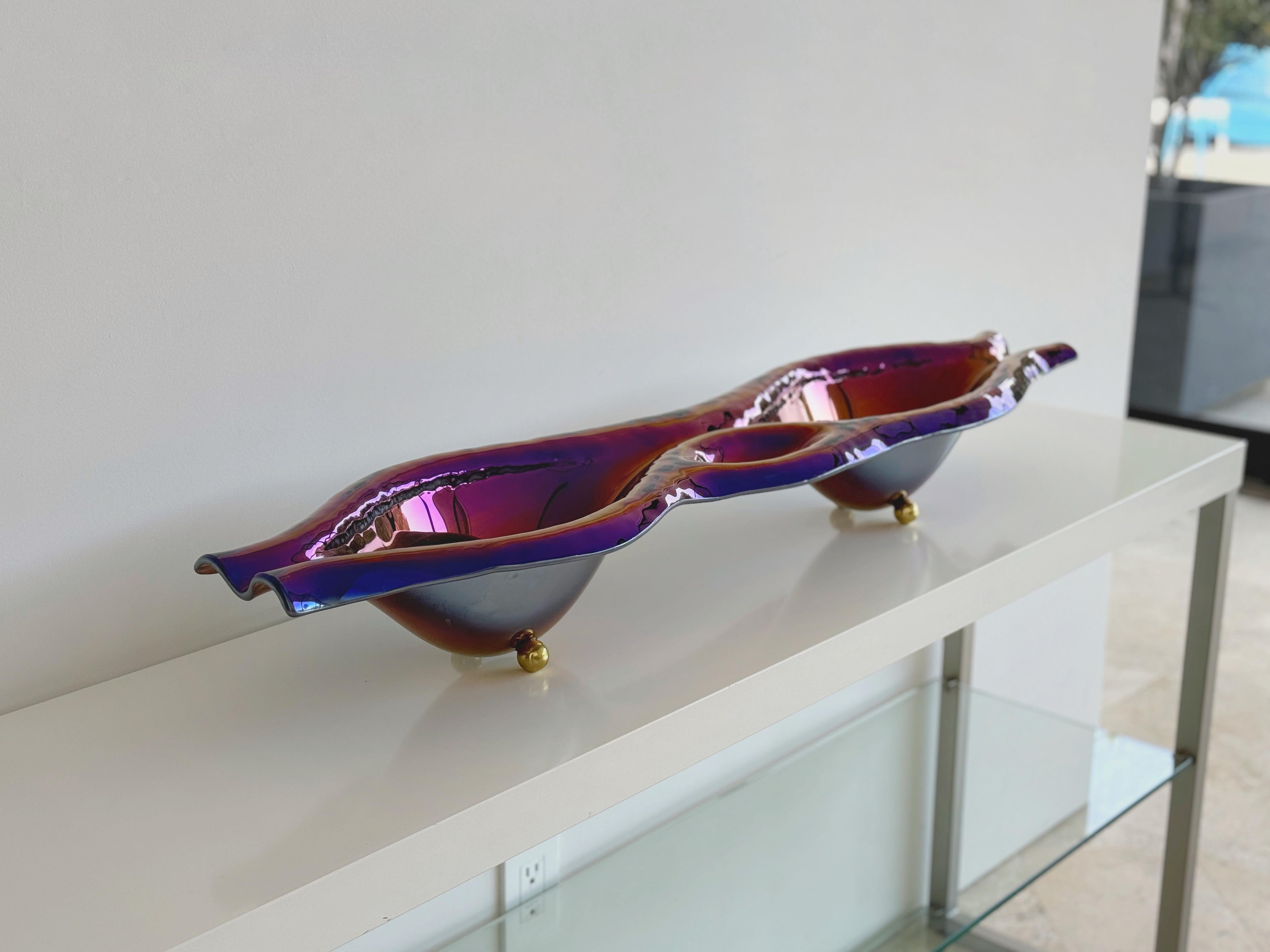 Luxueux plat décoratif moderne 