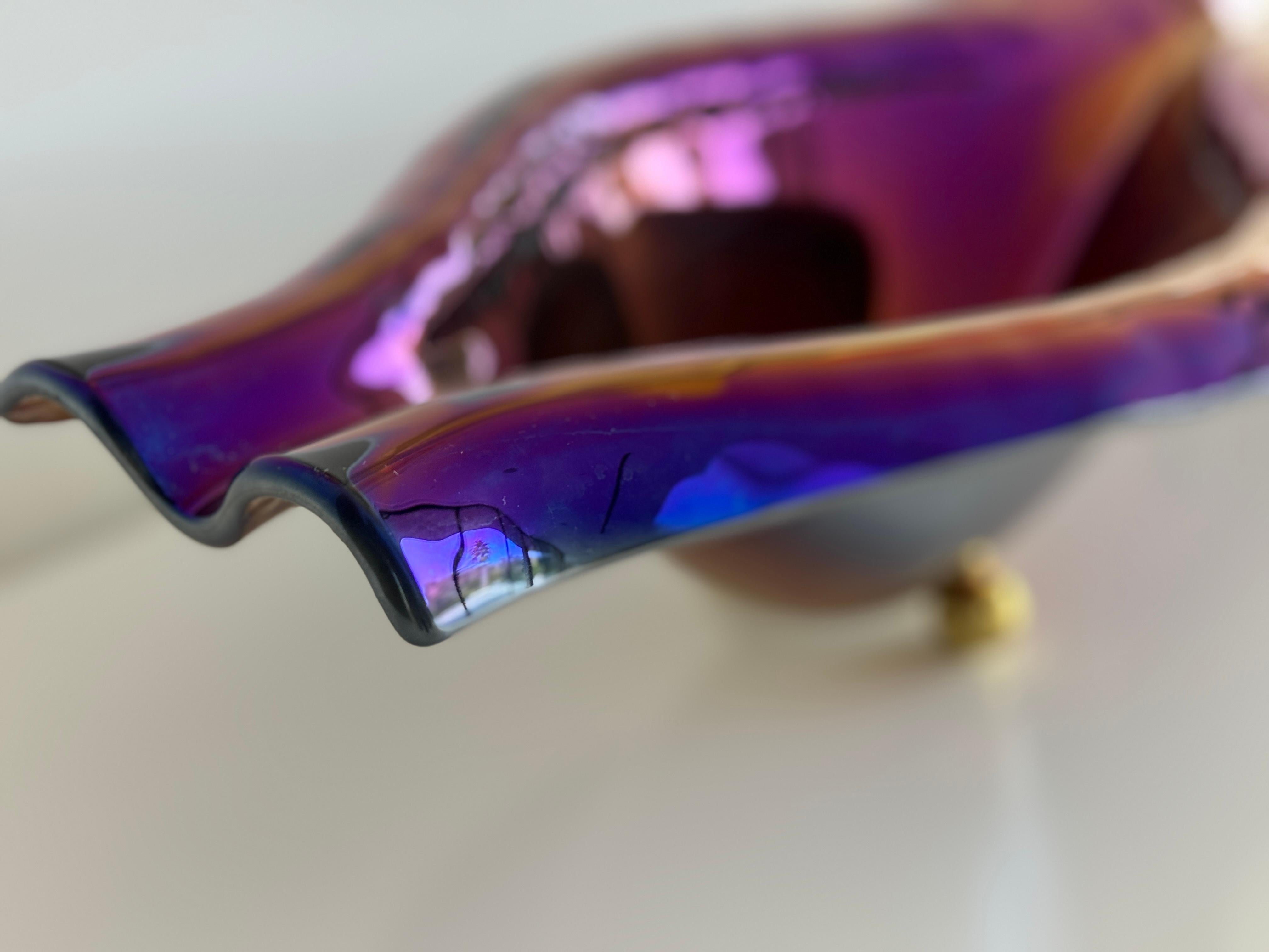 XXIe siècle et contemporain Luxueux plat décoratif moderne 