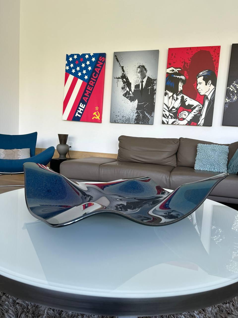 XXIe siècle et contemporain Plat décoratif moderne de luxe 