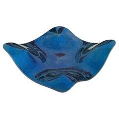 Luxuriöser Moderner Deko-Teller "Manta Jamala" aus Glas Luxuriöser Moderner Deko-Teller "Manta Jamala" aus Glas