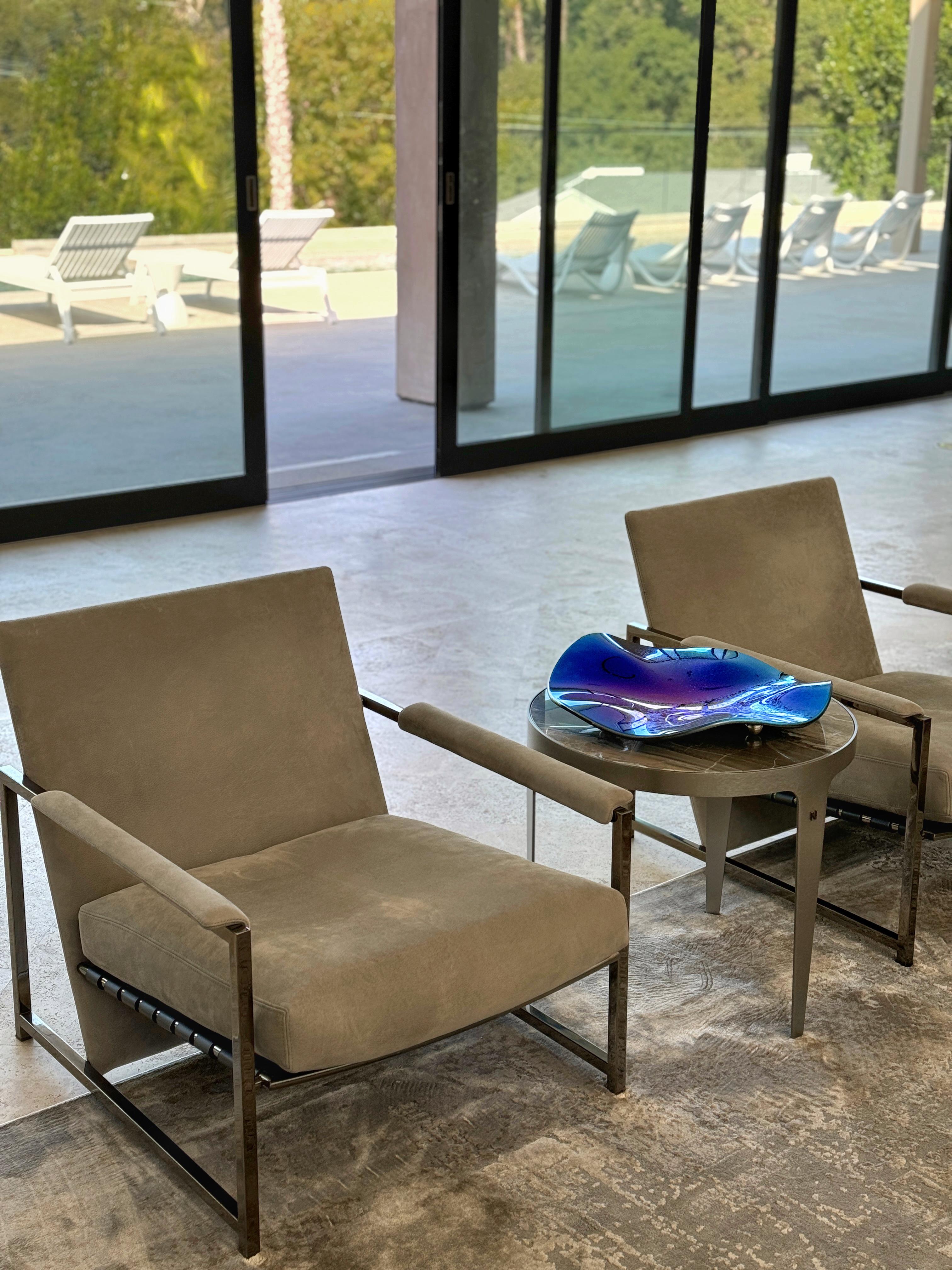 Fait main Plat décoratif de luxe moderne 