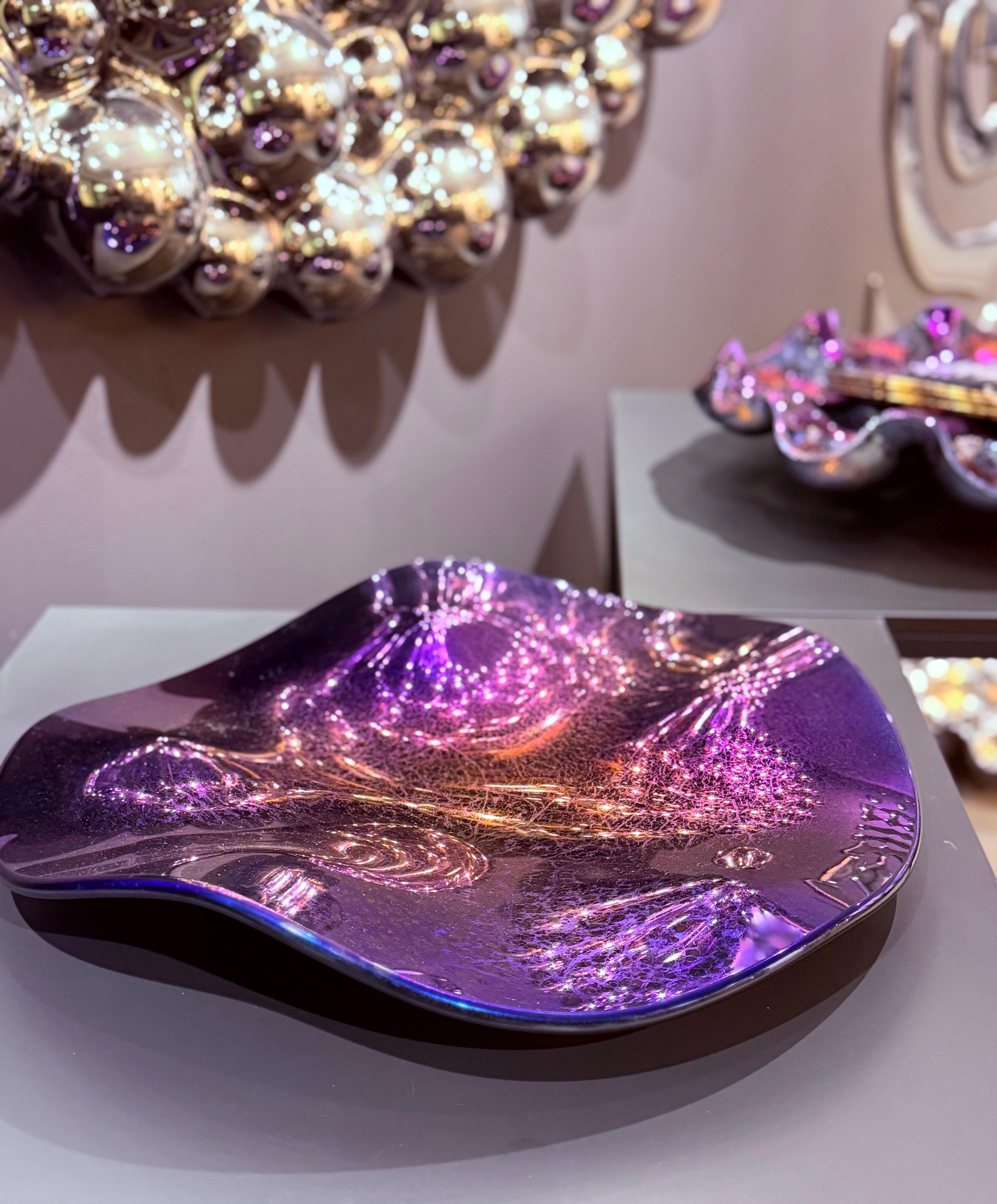 XXIe siècle et contemporain Plat décoratif de luxe moderne 