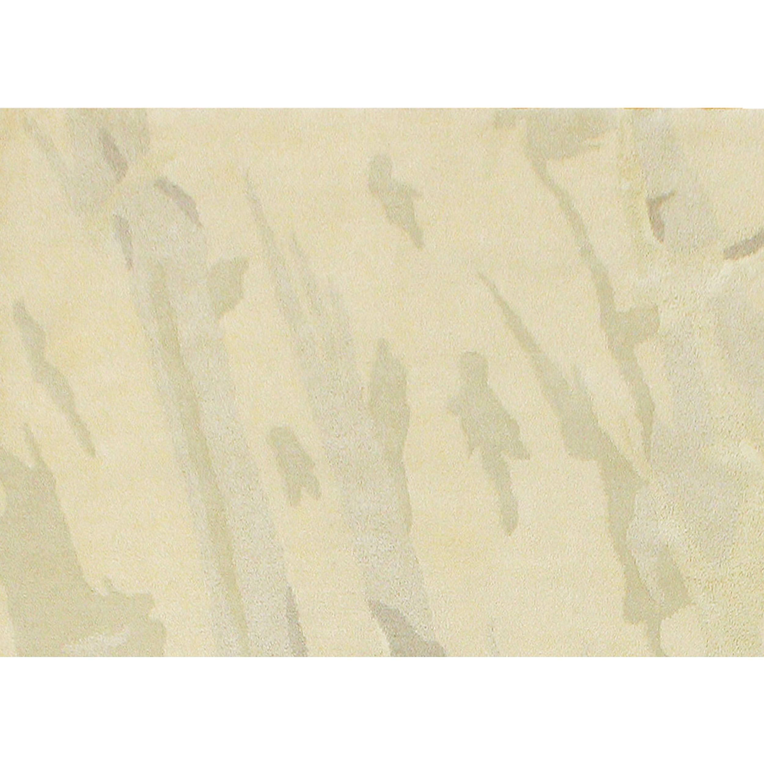 Moderno Tappeto di lusso moderno annodato a mano in bambù avorio 12x15 in vendita