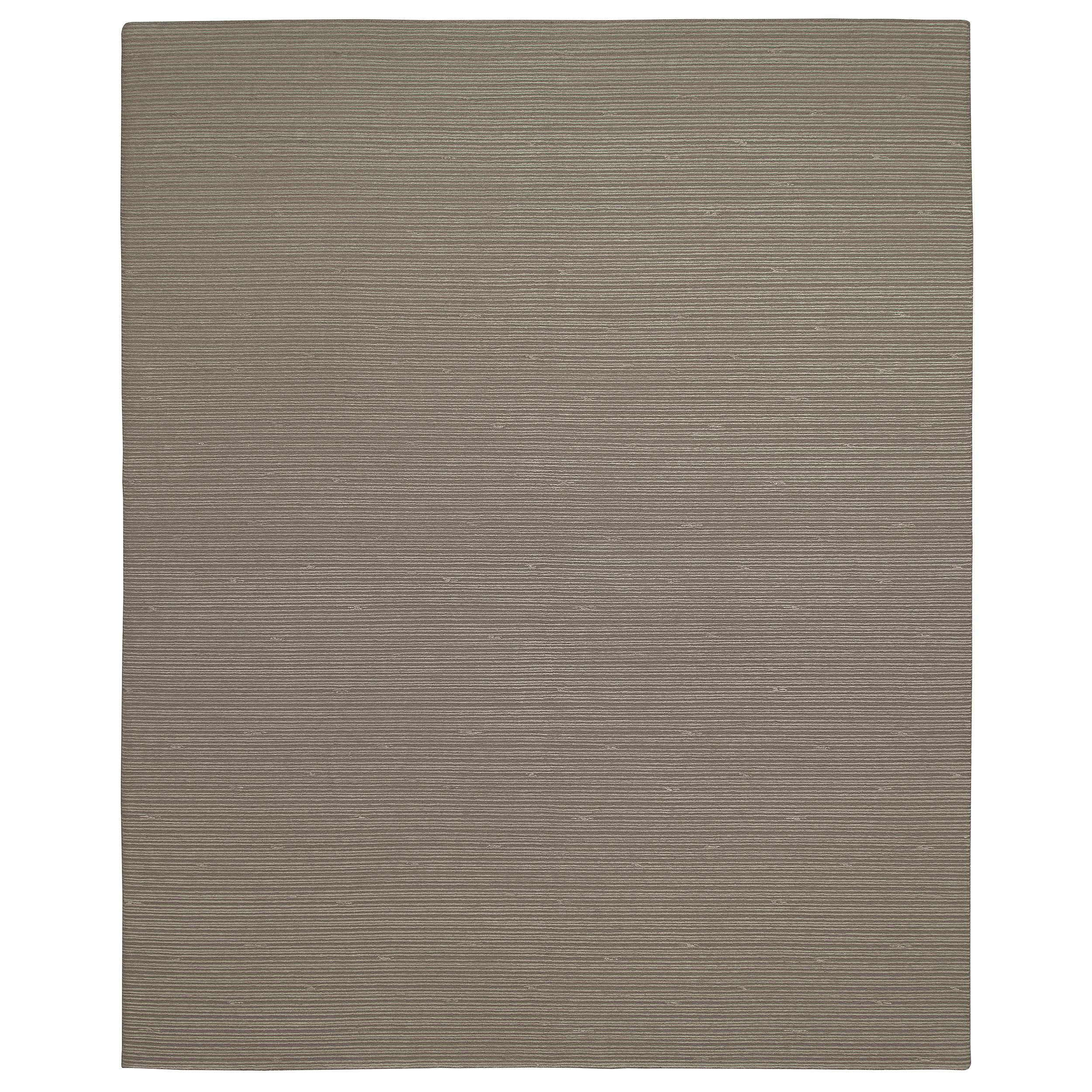 Tapis de luxe moderne noué à la main Bark Fossil 10x14 en vente