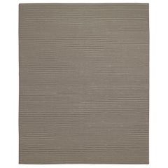Luxury Modern Hand-Knotted Bark Fossil 10x14 Rug