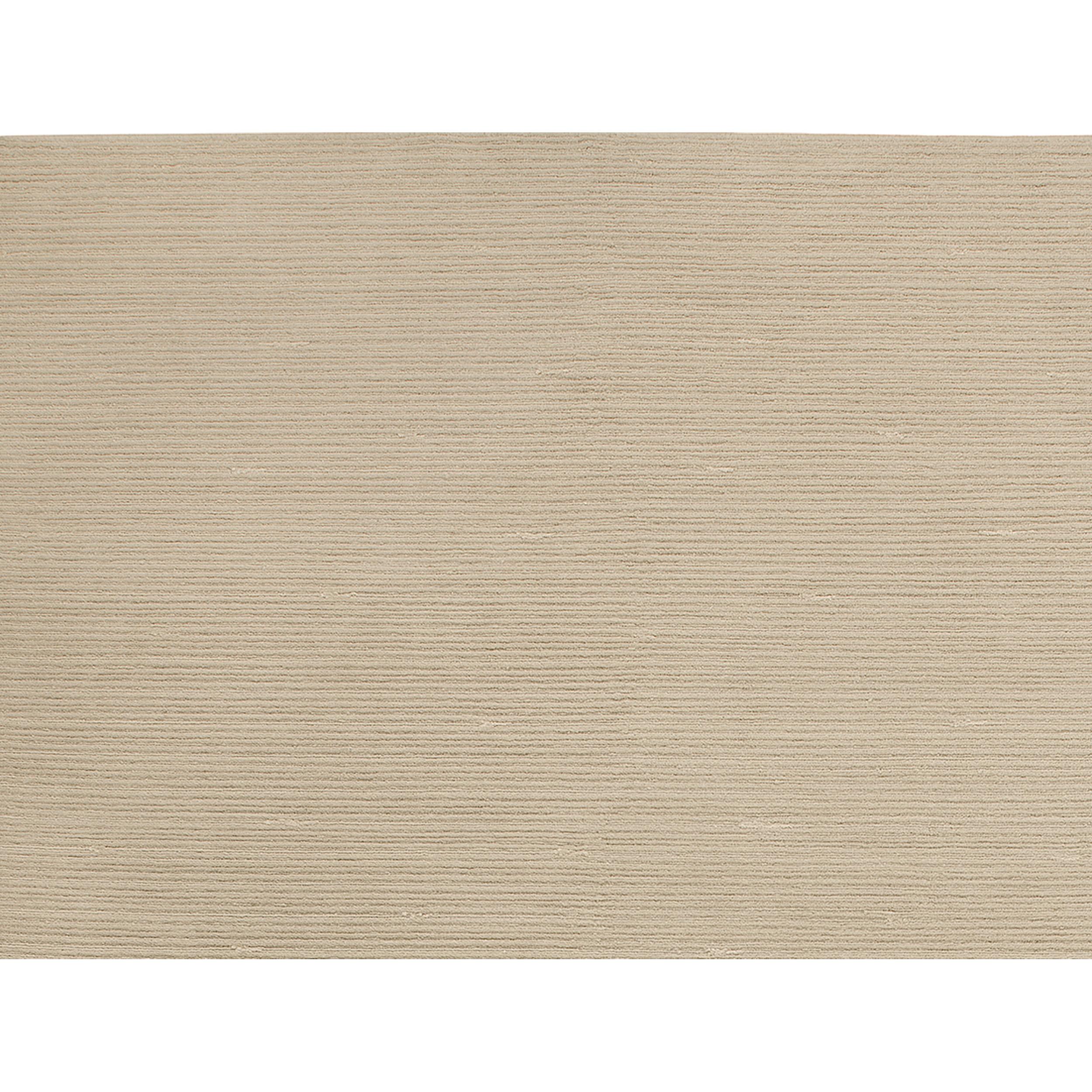Moderne Tapis de luxe moderne noué à la main en lin d'écorce 10x14 en vente
