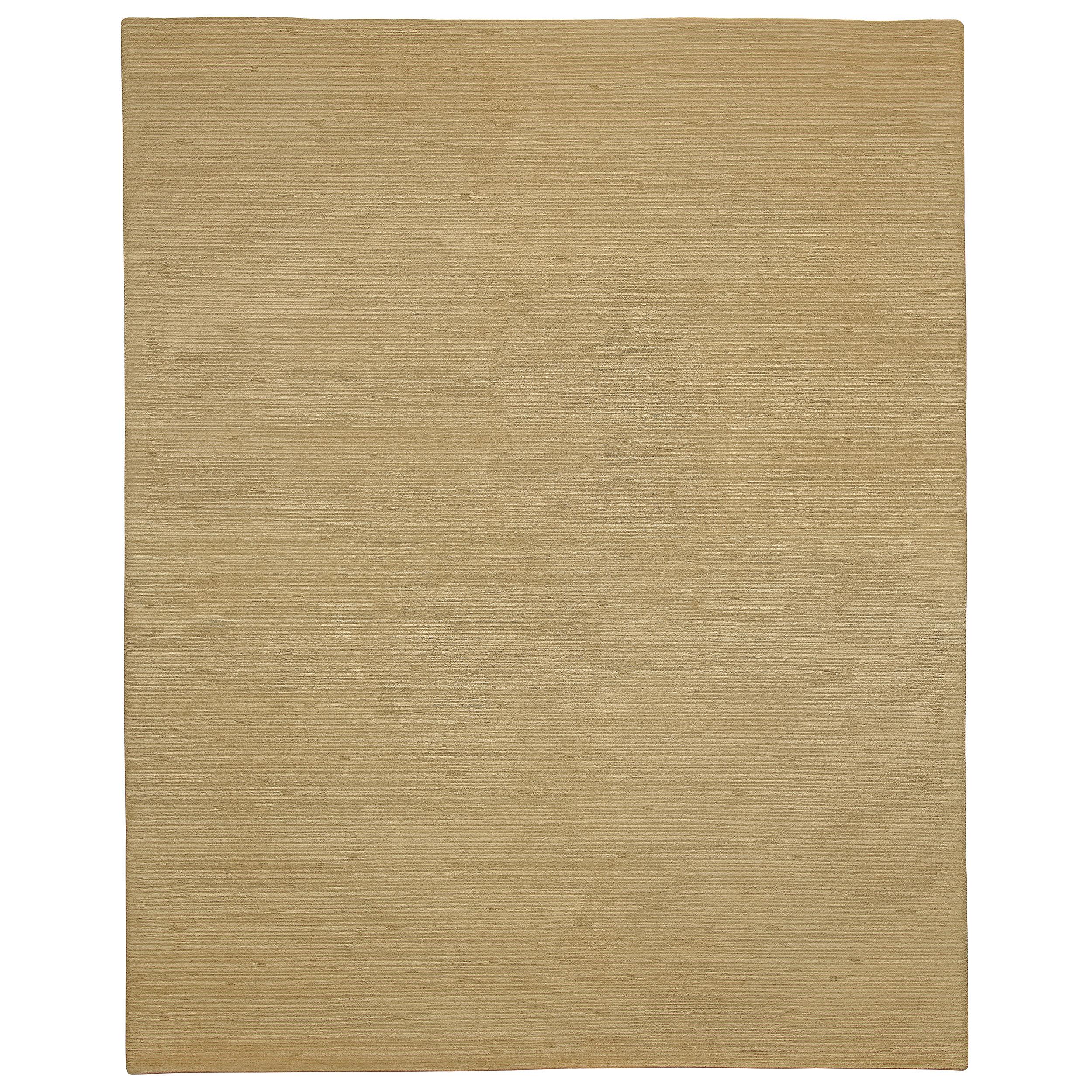 Luxury Modern Hand-Knotted Bark Seaweed 10x14 Rug For Sale