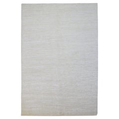 Luxuriöser Moderner Handgeknüpfter Teppich Vanille 10x14 Ziegelstein