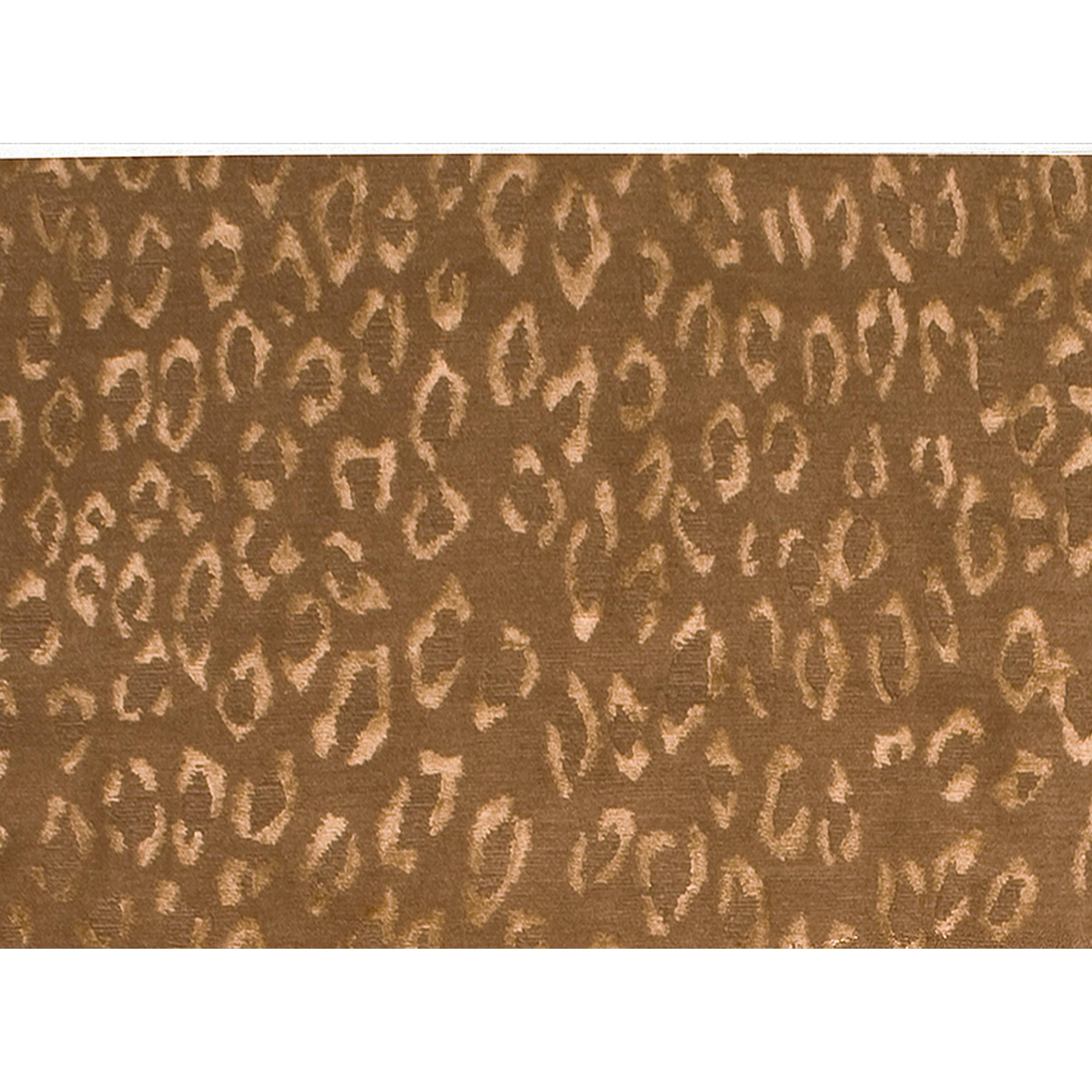 Nepalese Luxury Modern Hand-Knotted Cheetah 10x14 Rug For Sale