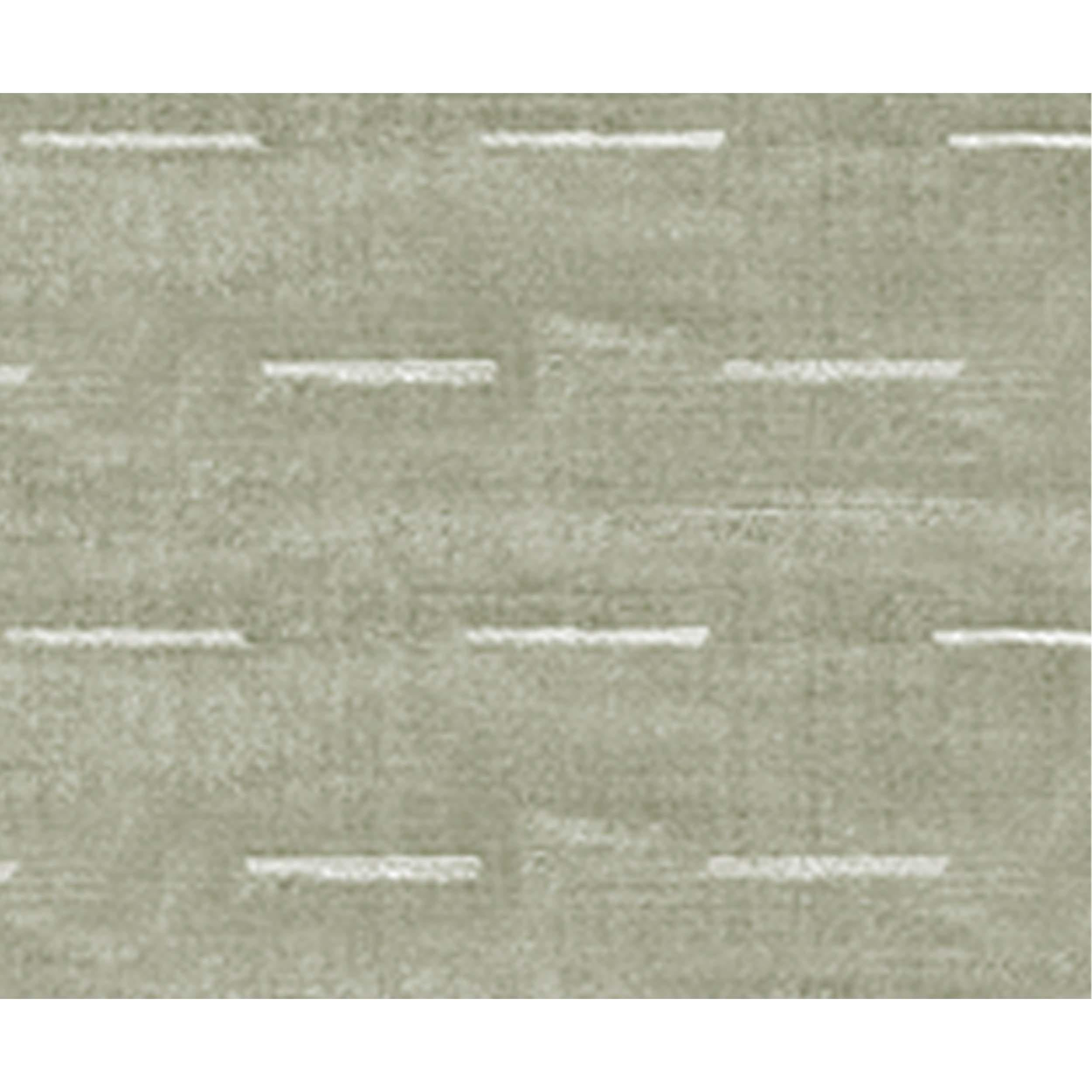 Luxury Modern Hand-Knotted Dashes Glass 12x12 Square Rug In New Condition For Sale In Secaucus, NJ