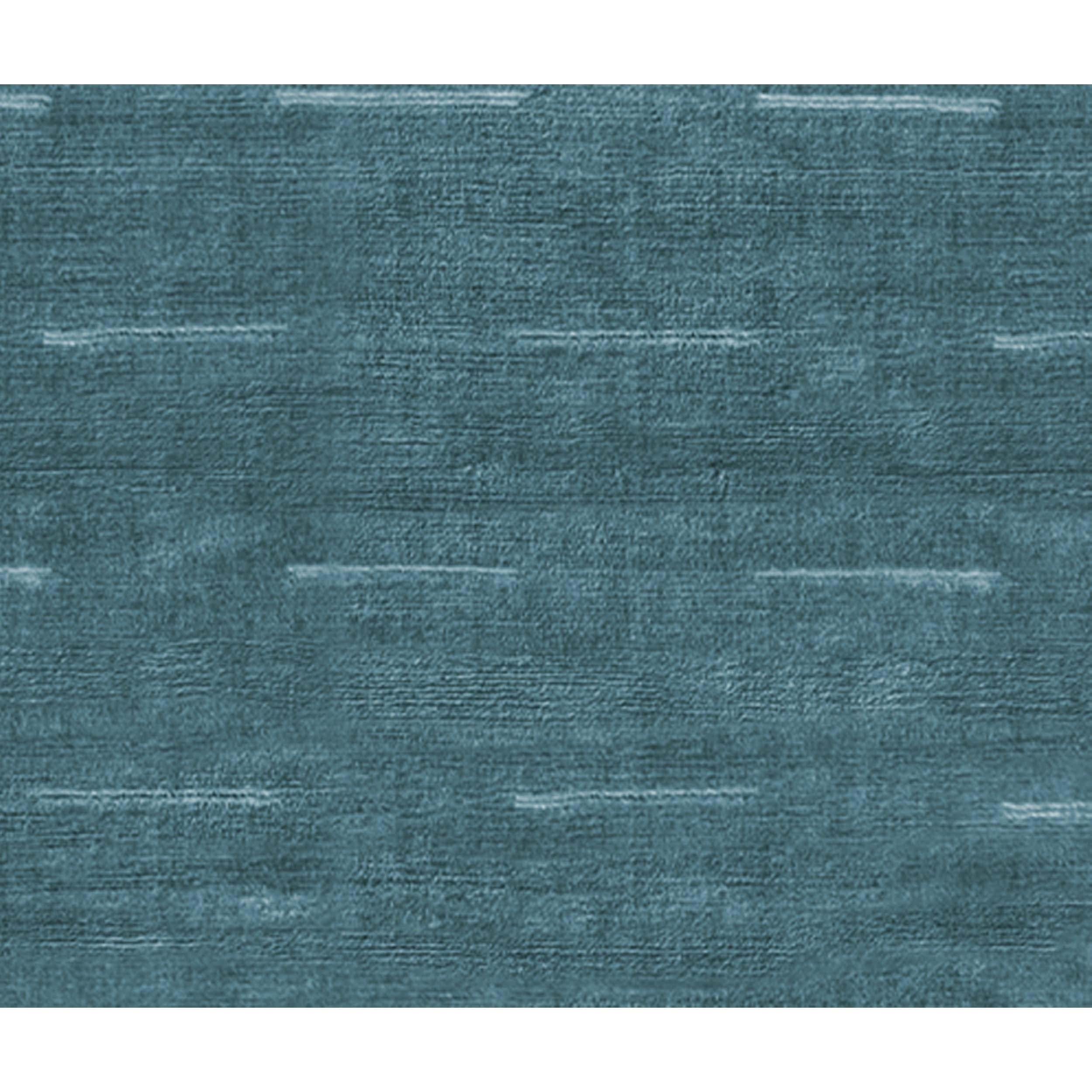 Indian Luxury Modern Hand-Knotted Dashes Ocean 12x15 Rug For Sale