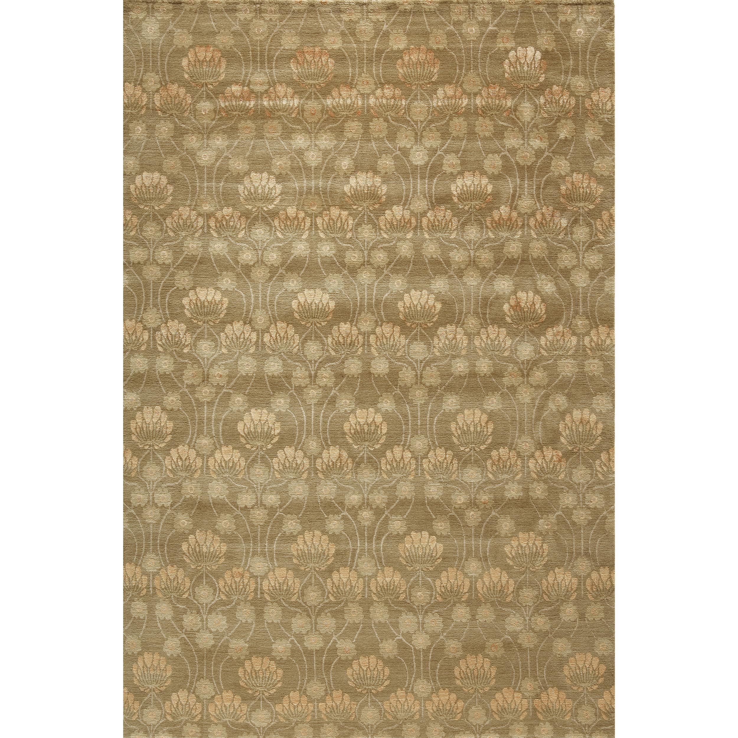 Every inch of this rug is a labor of love, meticulously hand-knotted by skilled artisans in Nepal. The design reflects a modern, abstract motif, which gracefully merges with timeless aesthetics. It blends traditional craftsmanship with contemporary