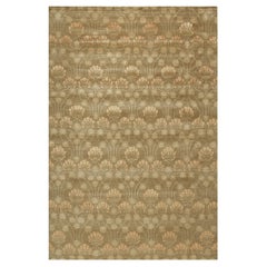 Luxury Modern Hand-Knotted Empress Arts & Crafts Fawn 12X16 Rug