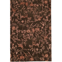 Luxury Modern Hand-Knotted Empress Spring Brown/Rose 10X14 Rug