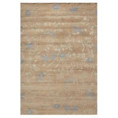 Luxury Modern Hand-Knotted Empress Spring Coral/Blue 12X16 Rug