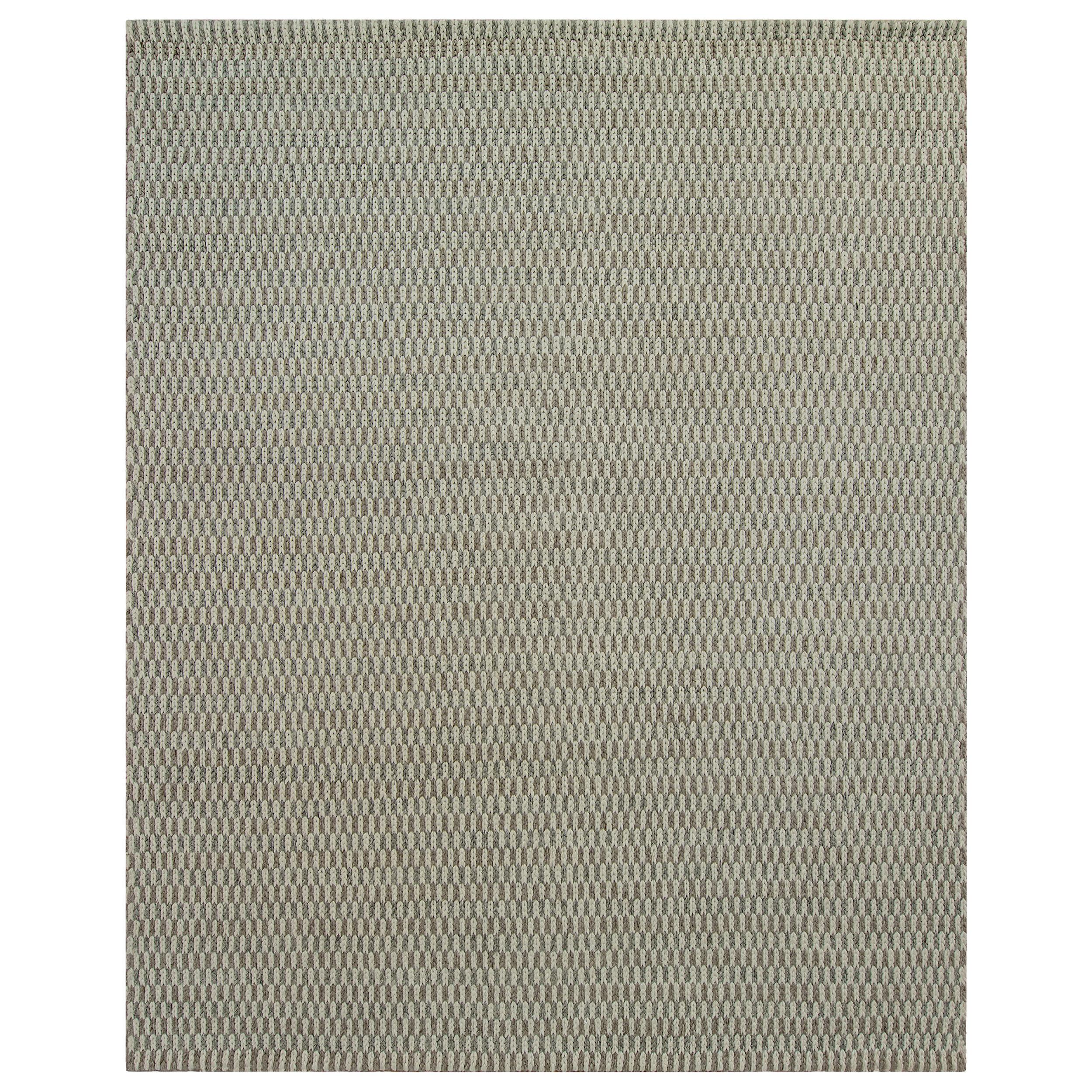 Luxurious modern hand-knotted rug from India, with a unique, one-of-a-kind look that'll present itself to being the finest piece in any home. The minimalist design gives a very modern look, being the perfect complement to any room. This rug is hand