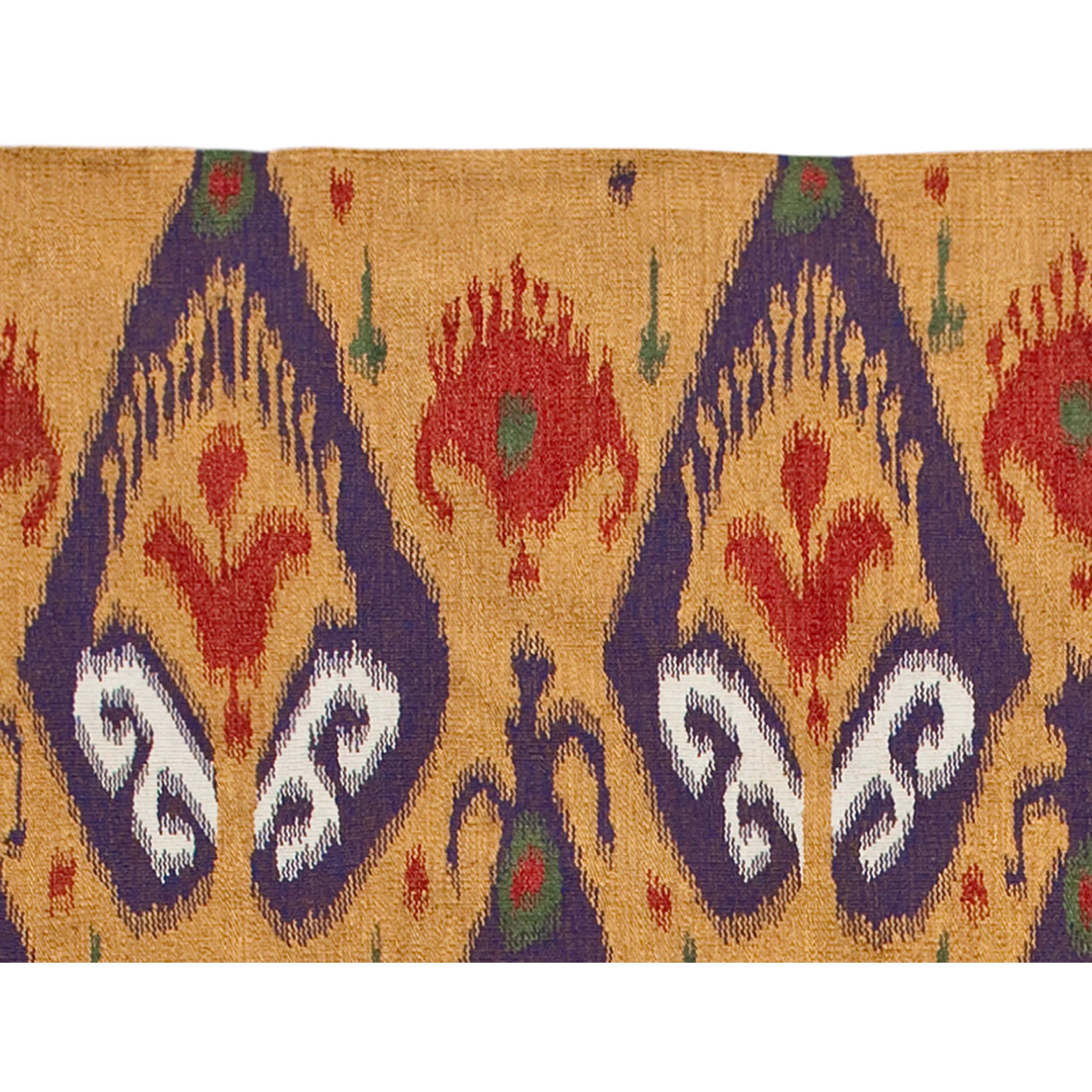 Lujosa Alfombra Moderna Anudada a Mano Ikat III 10x14 Moderno en venta