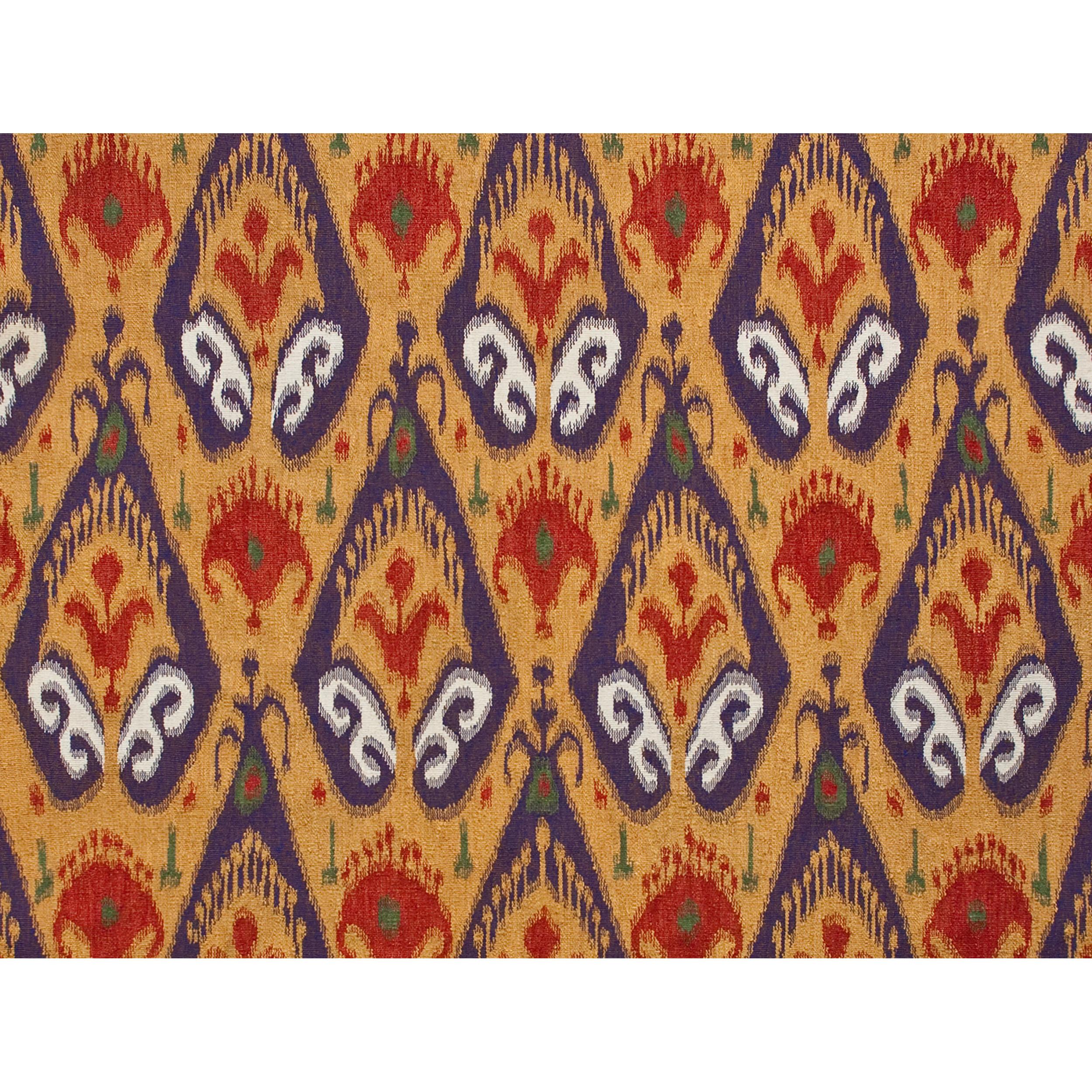 Lujosa Alfombra Moderna Anudada a Mano Ikat III 10x14 Chino en venta
