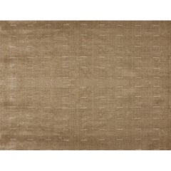 Luxury Modern Hand-Knotted Hans Blush 10x14 Rug