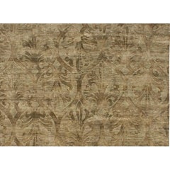 Luxury Modern Hand-Knotted Jolanda Mahogany 10x14 Rug