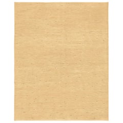 Luxury Modern Hand-Knotted Labyrinth Ginger 10x14 Rug