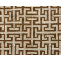 Luxury Modern Hand-Knotted Maffeo Gold 10x14 Rug