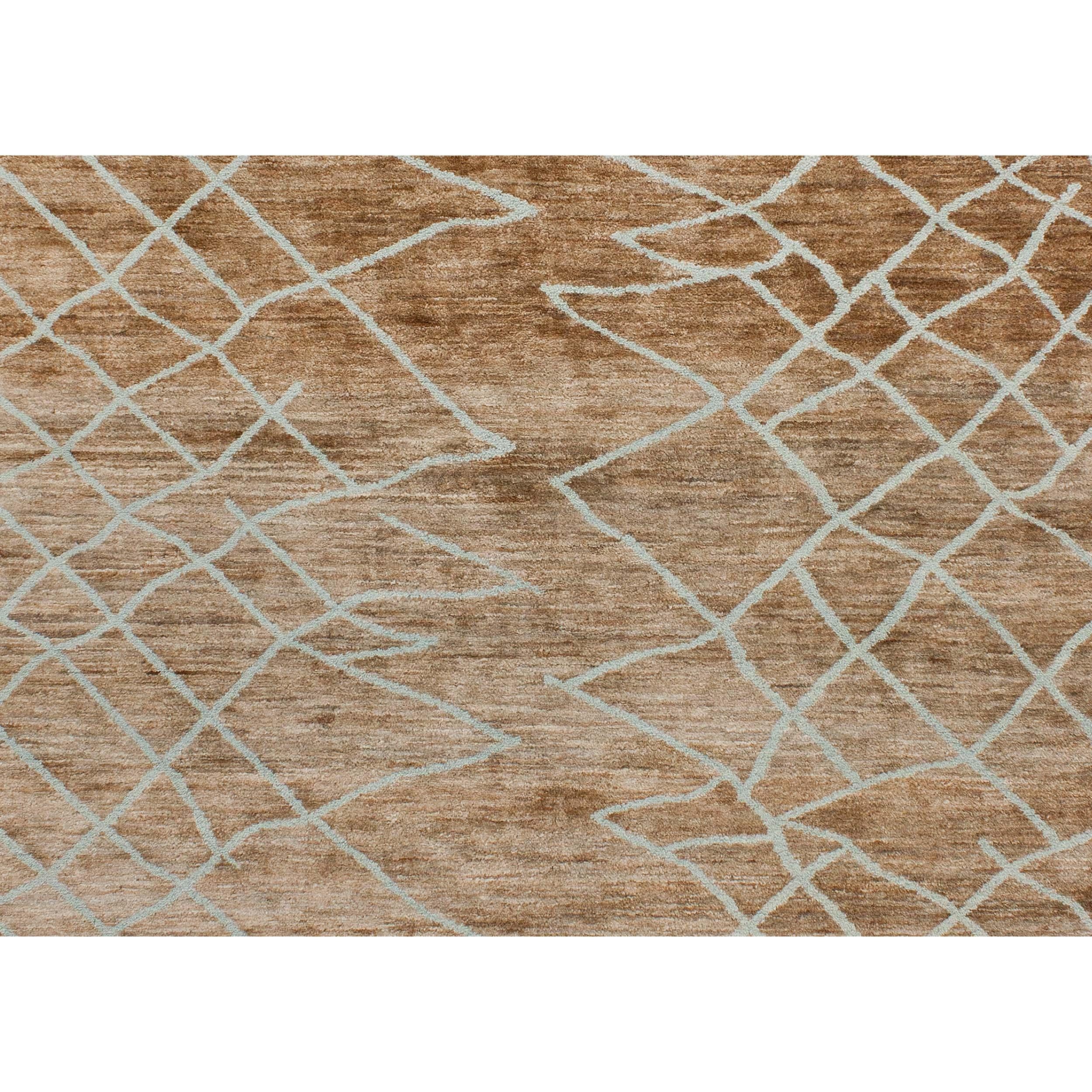 Luxurious modern hand-knotted rug with our meticulously crafted masterpiece. This rug transcends their utilitarian purpose, becoming work of art that delight the senses and seamlessly harmonize with a variety of home decor styles. Meticulously