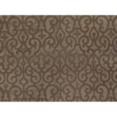 Luxury Modern Hand-Knotted Samba Graphite 10x14 Rug