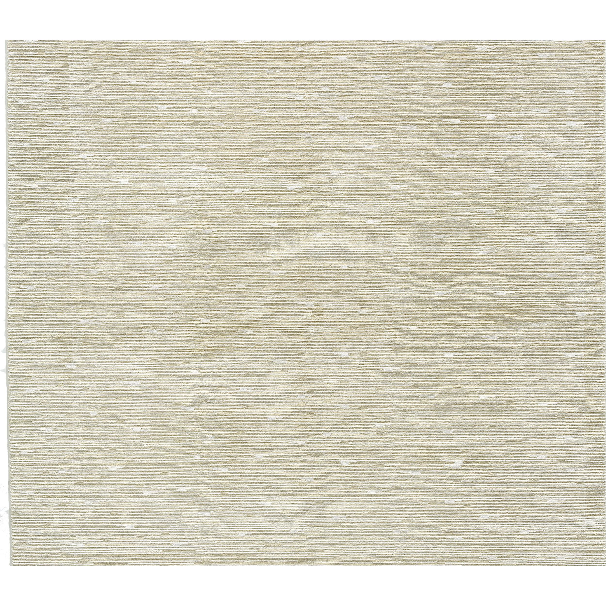 Indian Luxury Modern Hand-Knotted Shimmer Beige 12x15 Rug For Sale