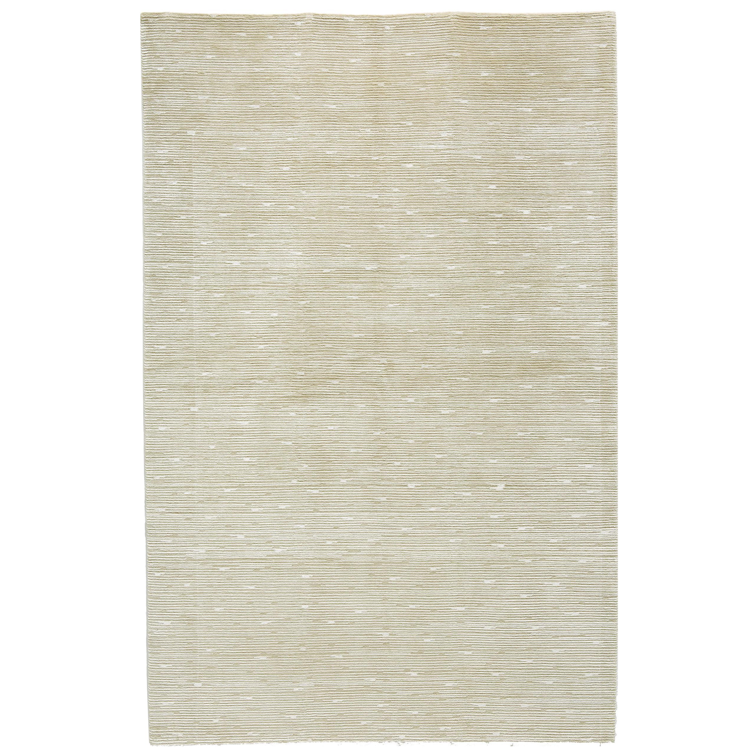 Tappeto di lusso moderno annodato a mano Shimmer Beige 12x15