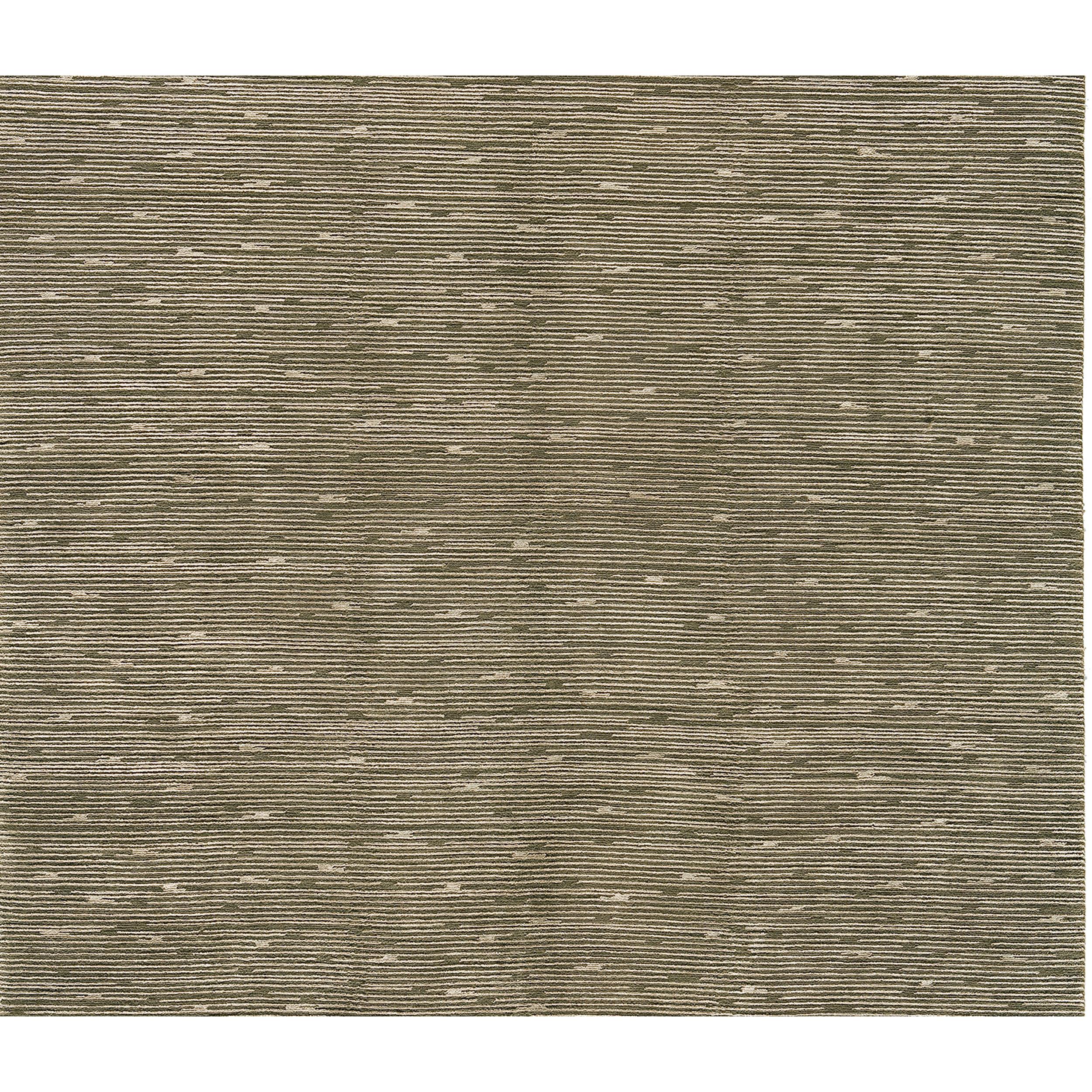 This exquisite modern hand-knotted rug from India offers a delightful sensory experience, captivating both touch and sight with its luscious hand-loomed design. A unique blend of wool and lustrous viscose creates a surface that is not only