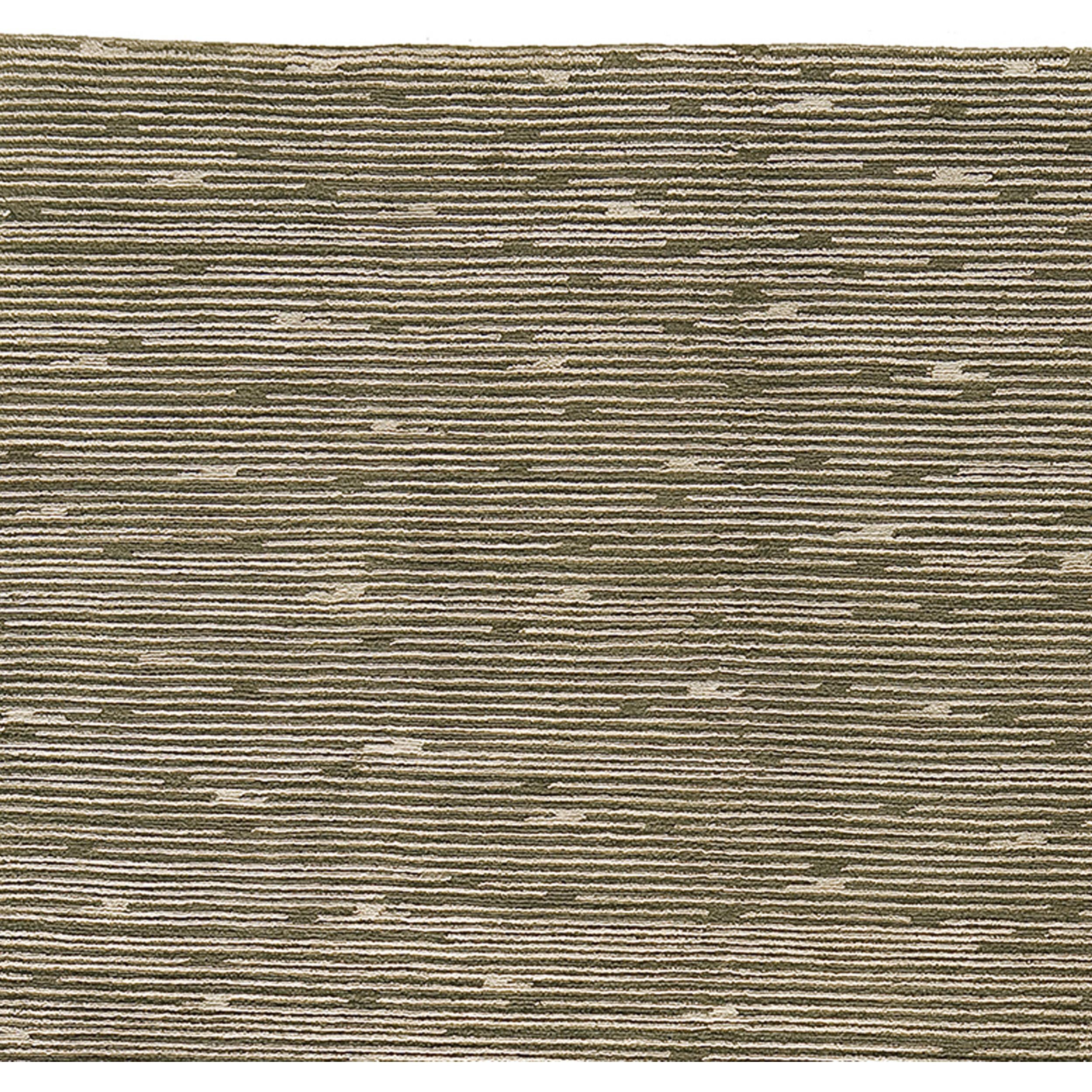 Indian Luxury Modern Hand-Knotted Shimmer Olive 12x15 Rug For Sale