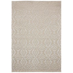 Luxury Modern Hand-Knotted Thistle Cloud 10x14 Rug
